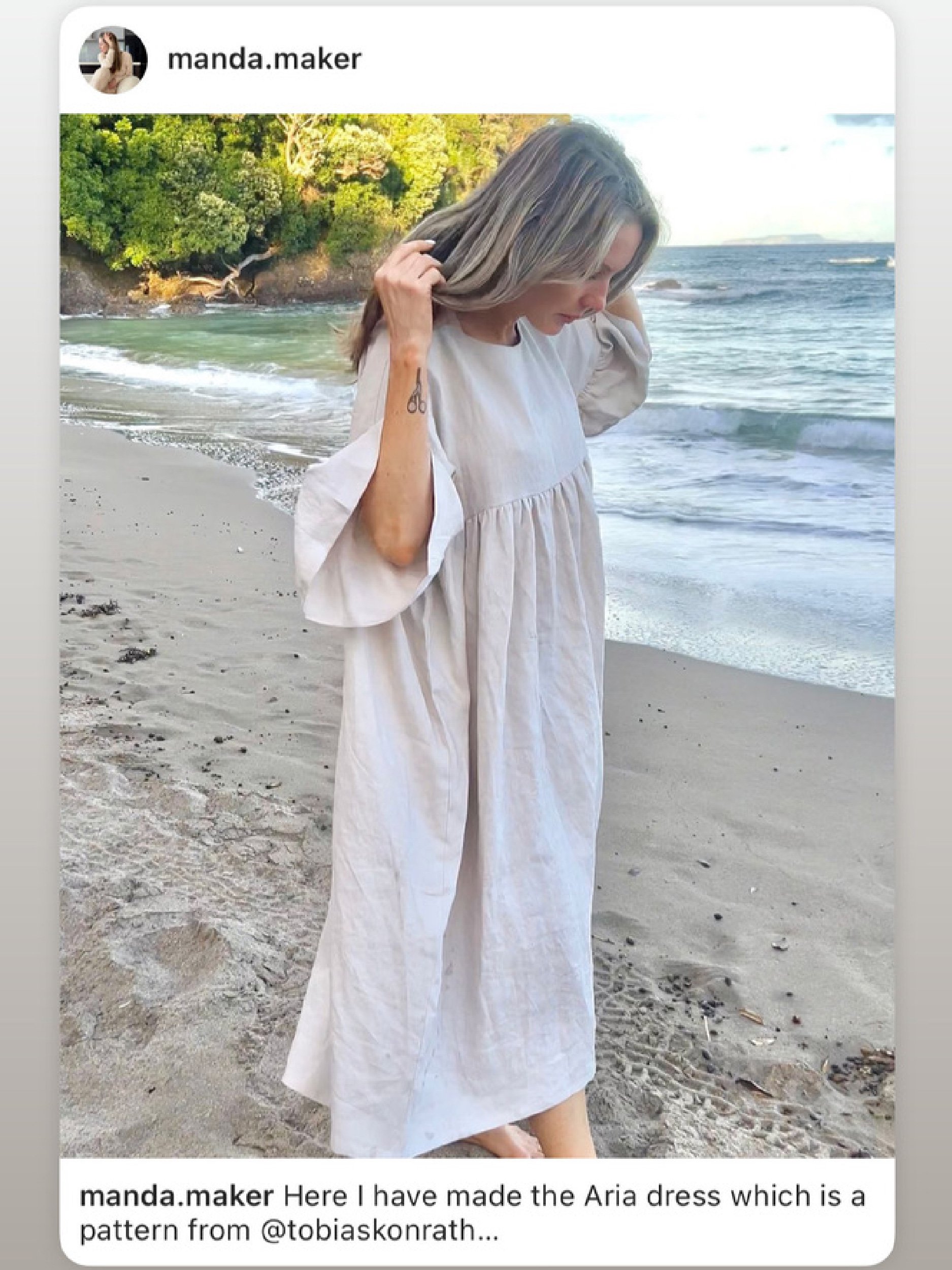 social media and community fotos aria dress