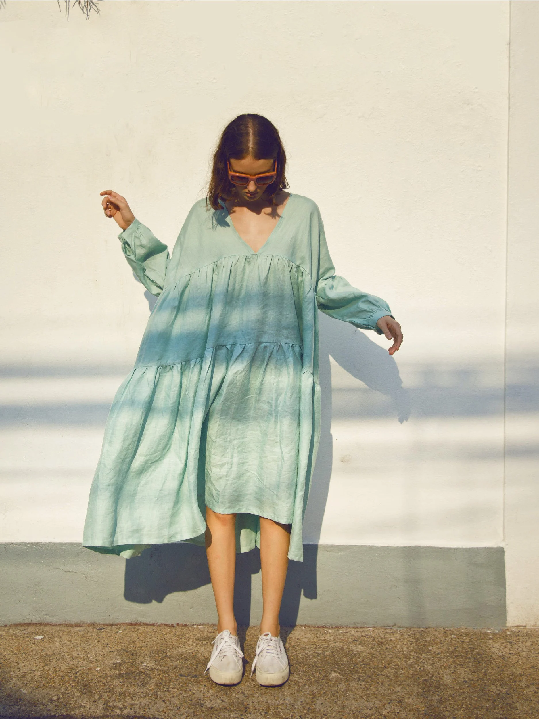 puffy dress front view