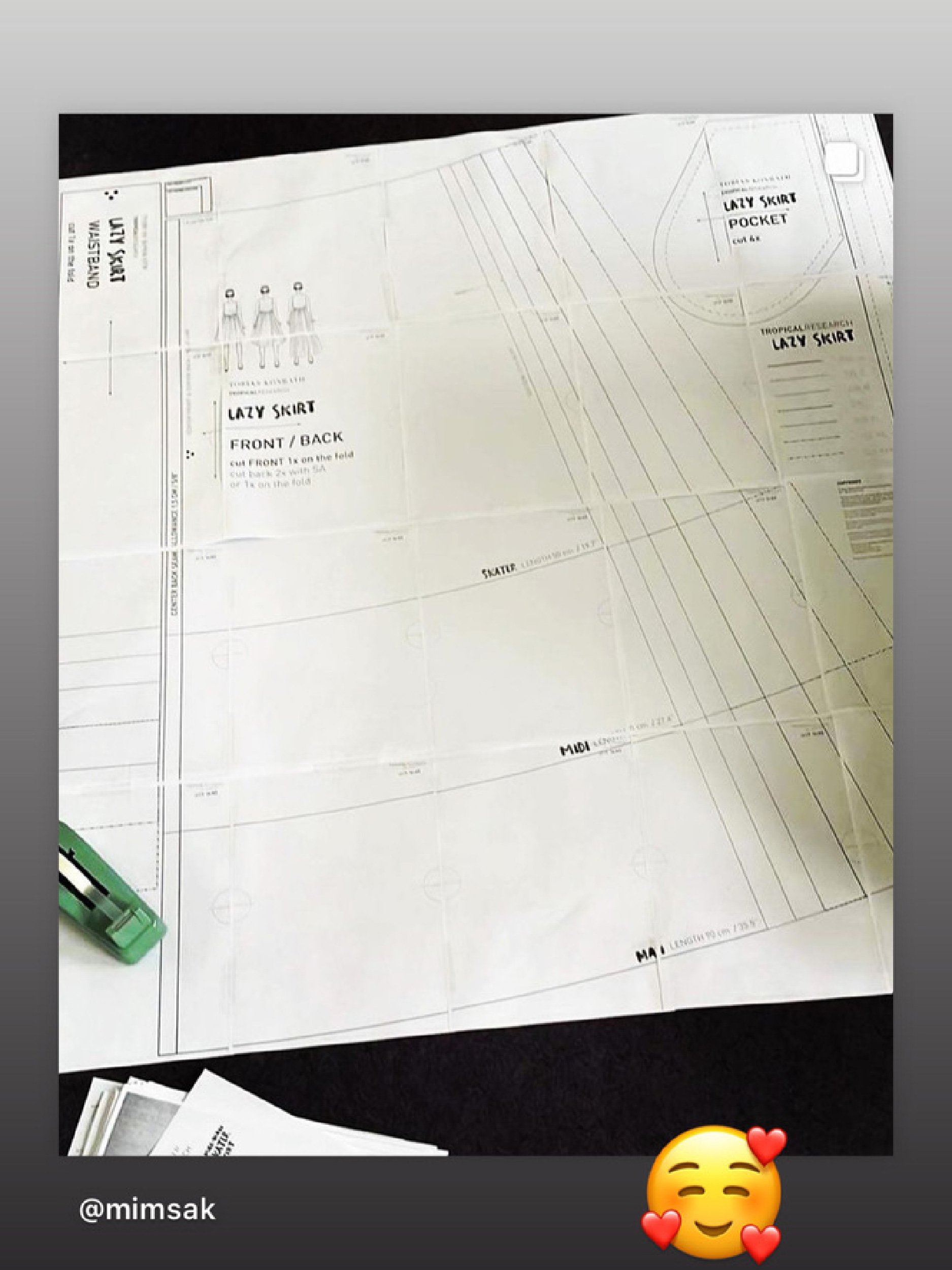 Lazy Skirt social media community image