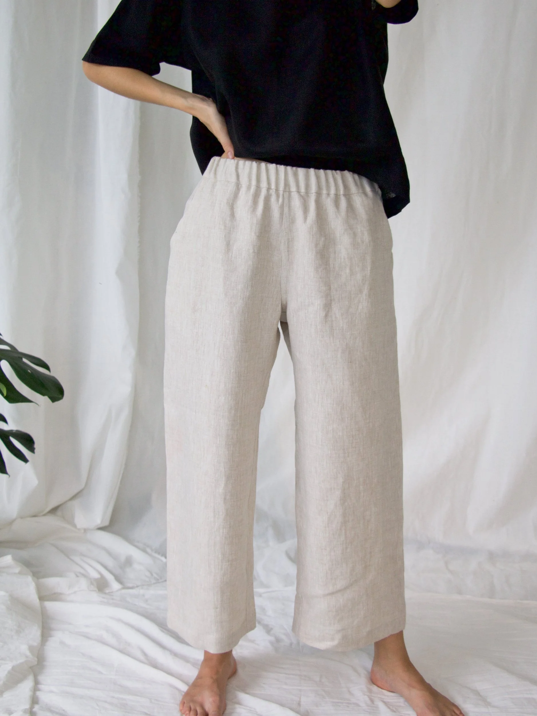 fancy pants model image waist band