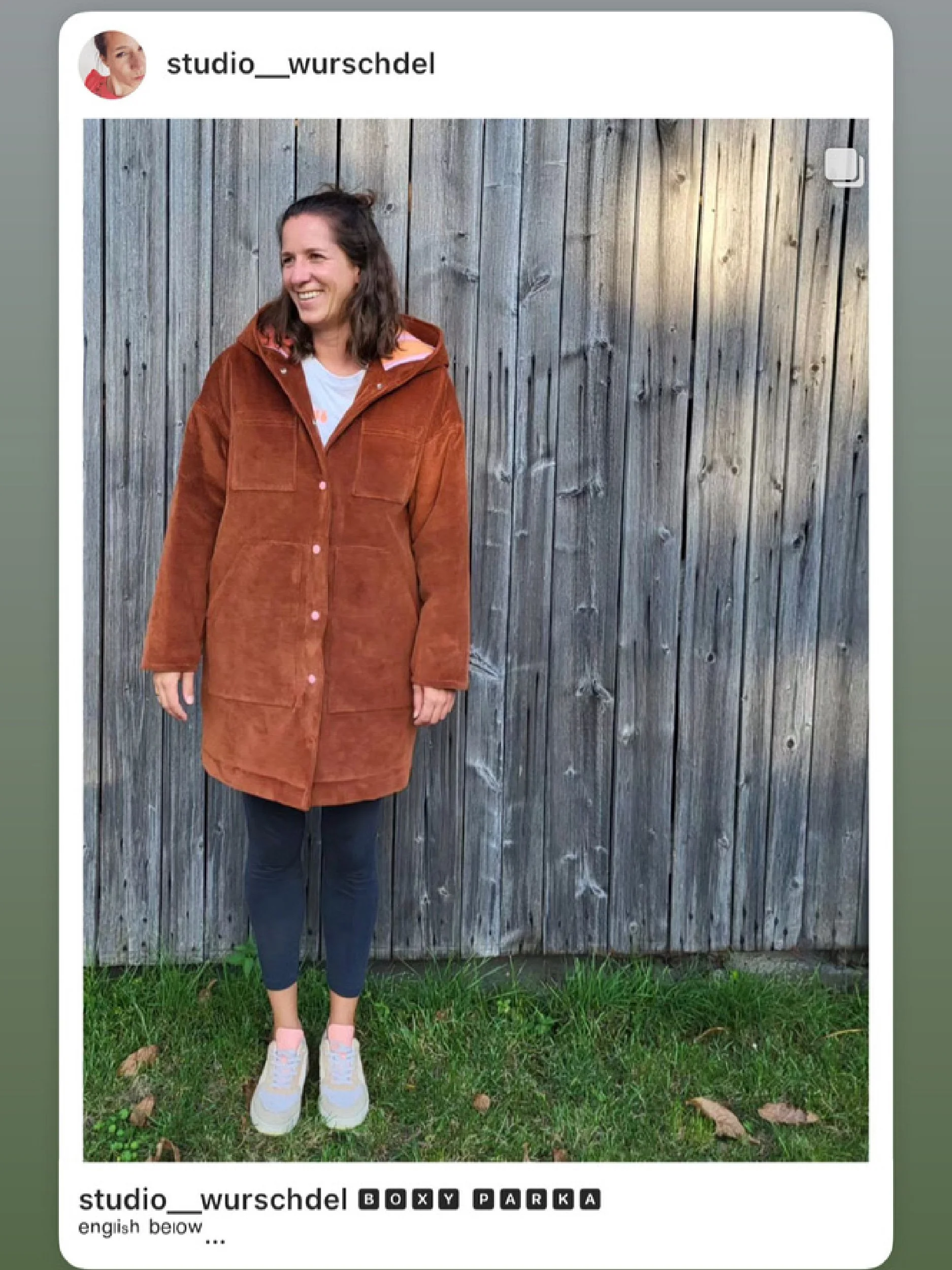 boxy parka - social media community image