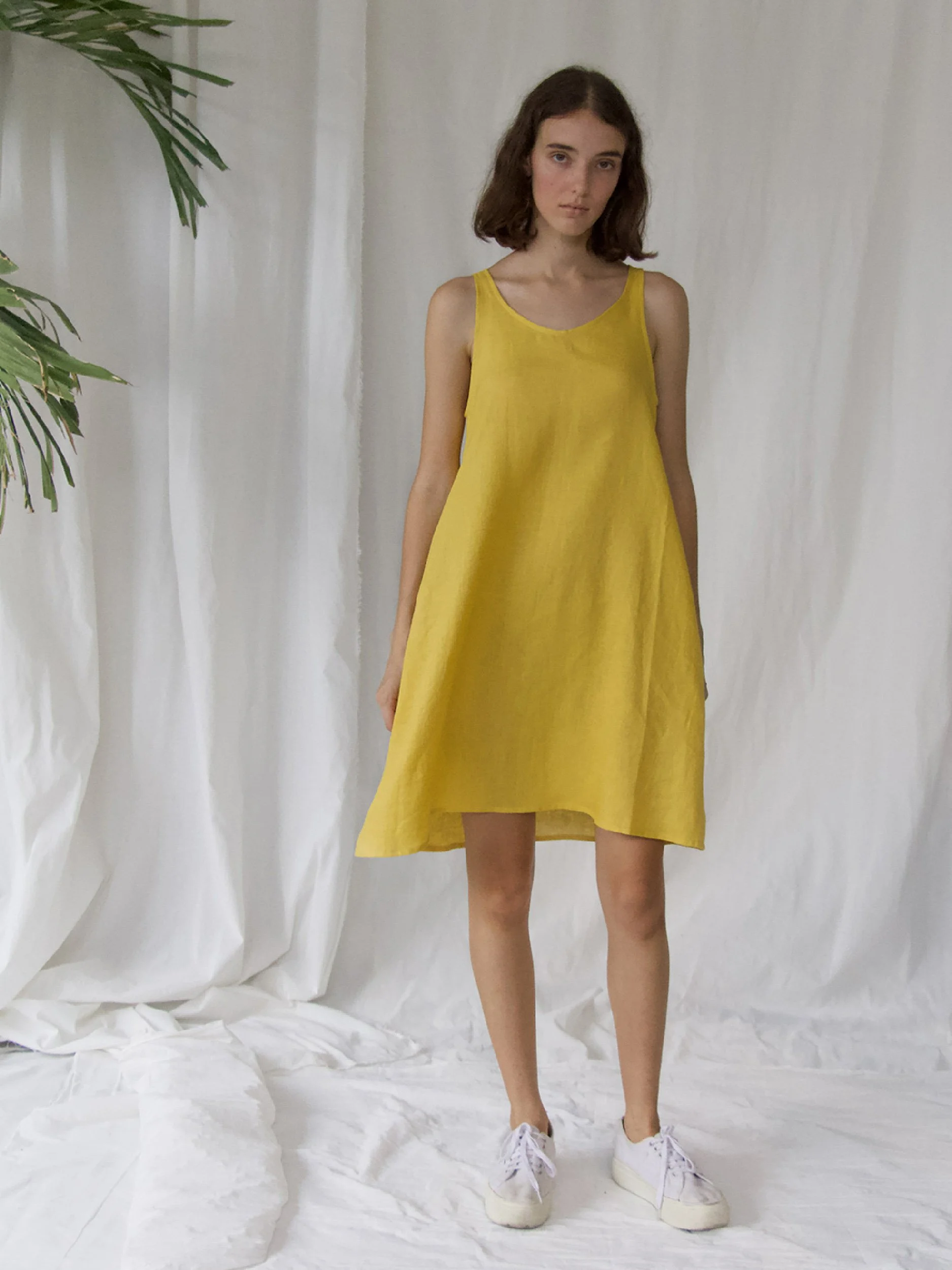 beach dress model image