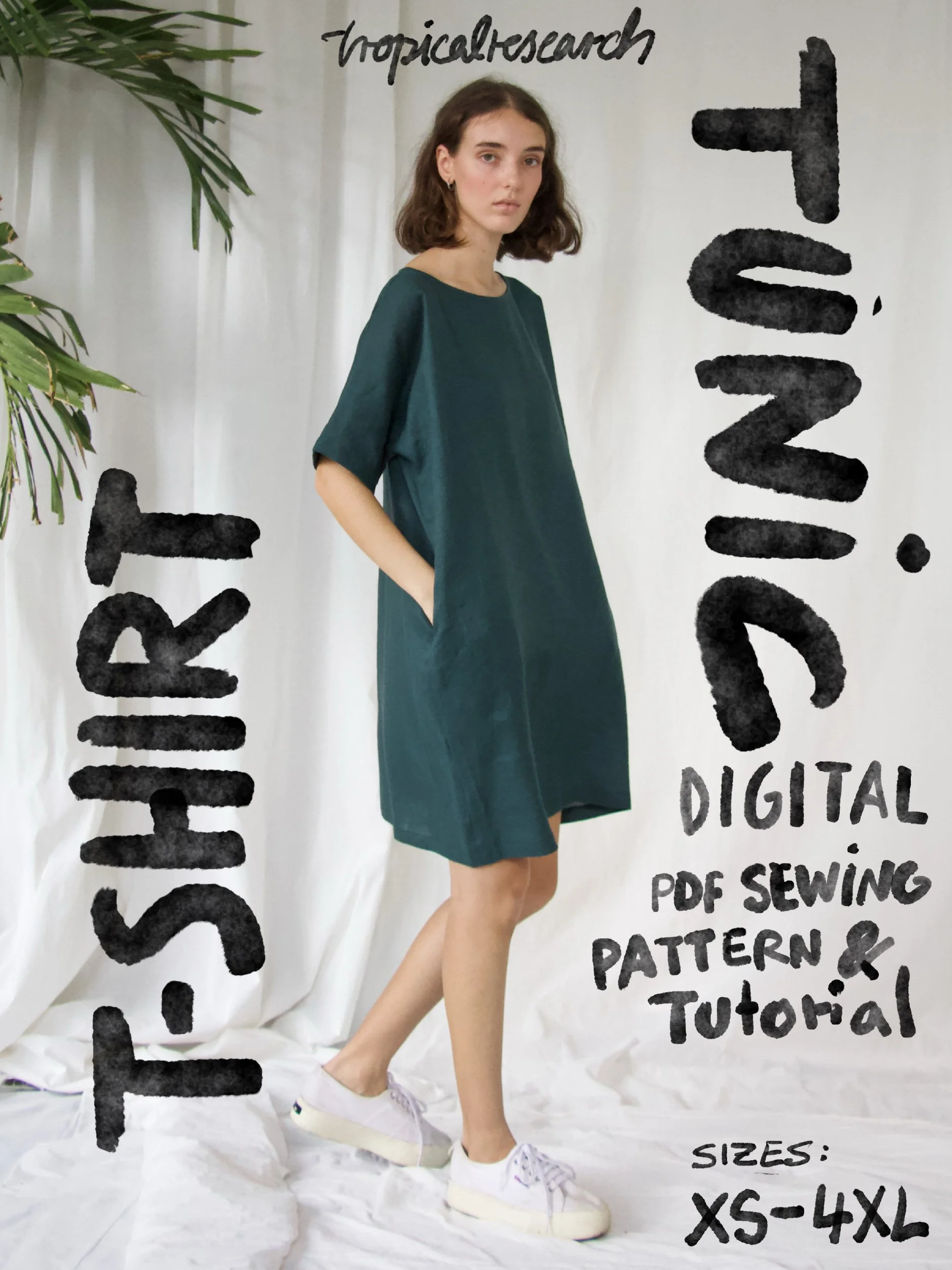 T-Shirt Tunic - PDF Sewing Pattern