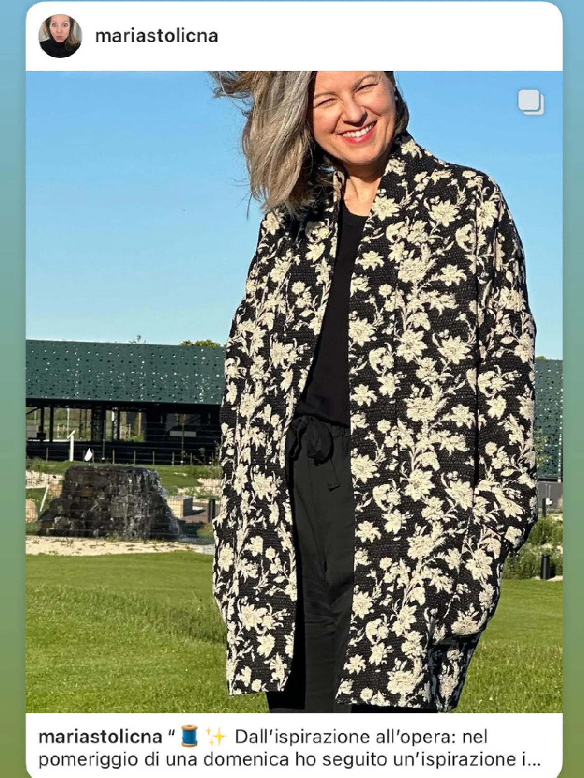 minimalist cardigan social media community image