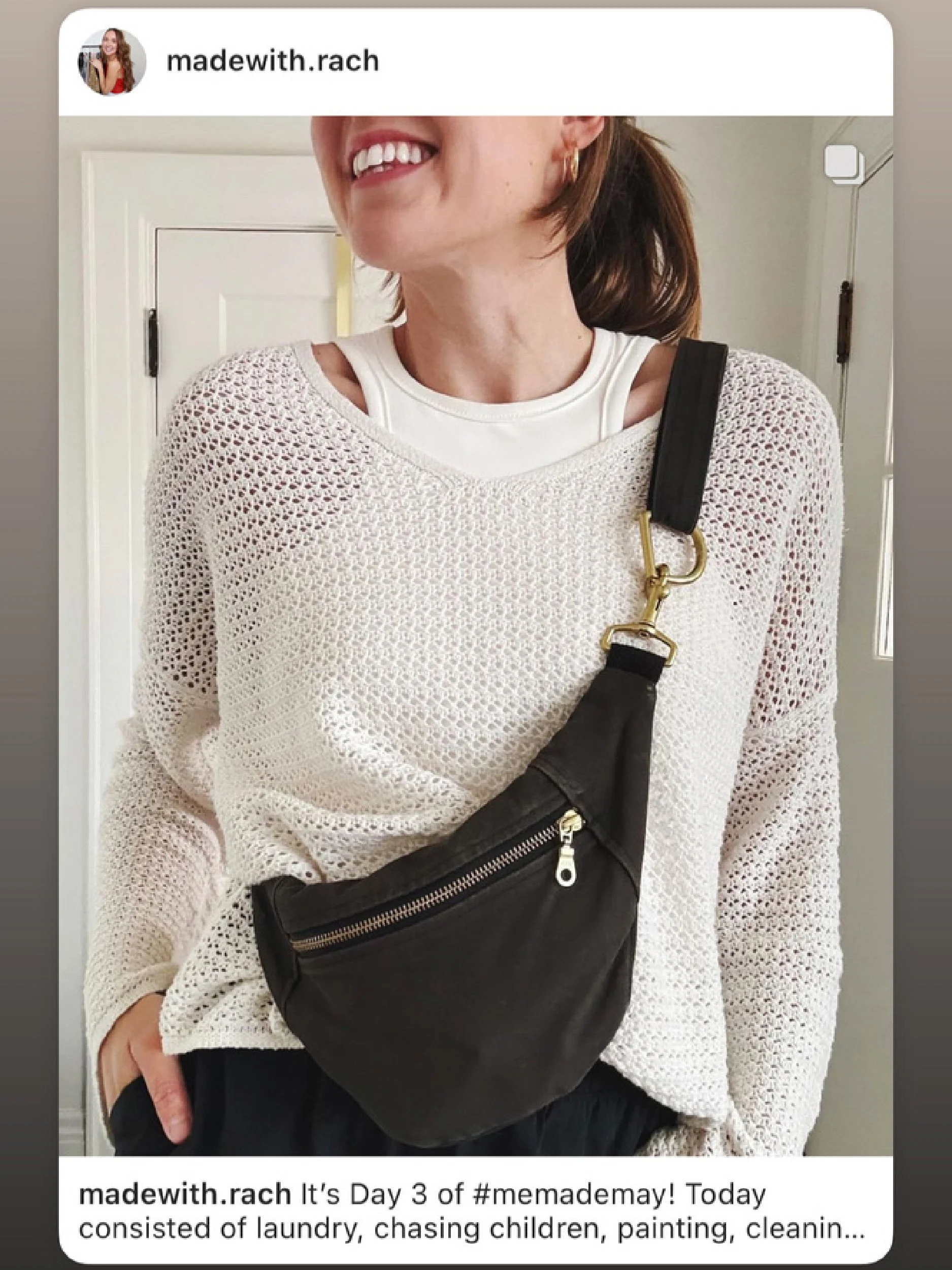 instagram community image of banana bag