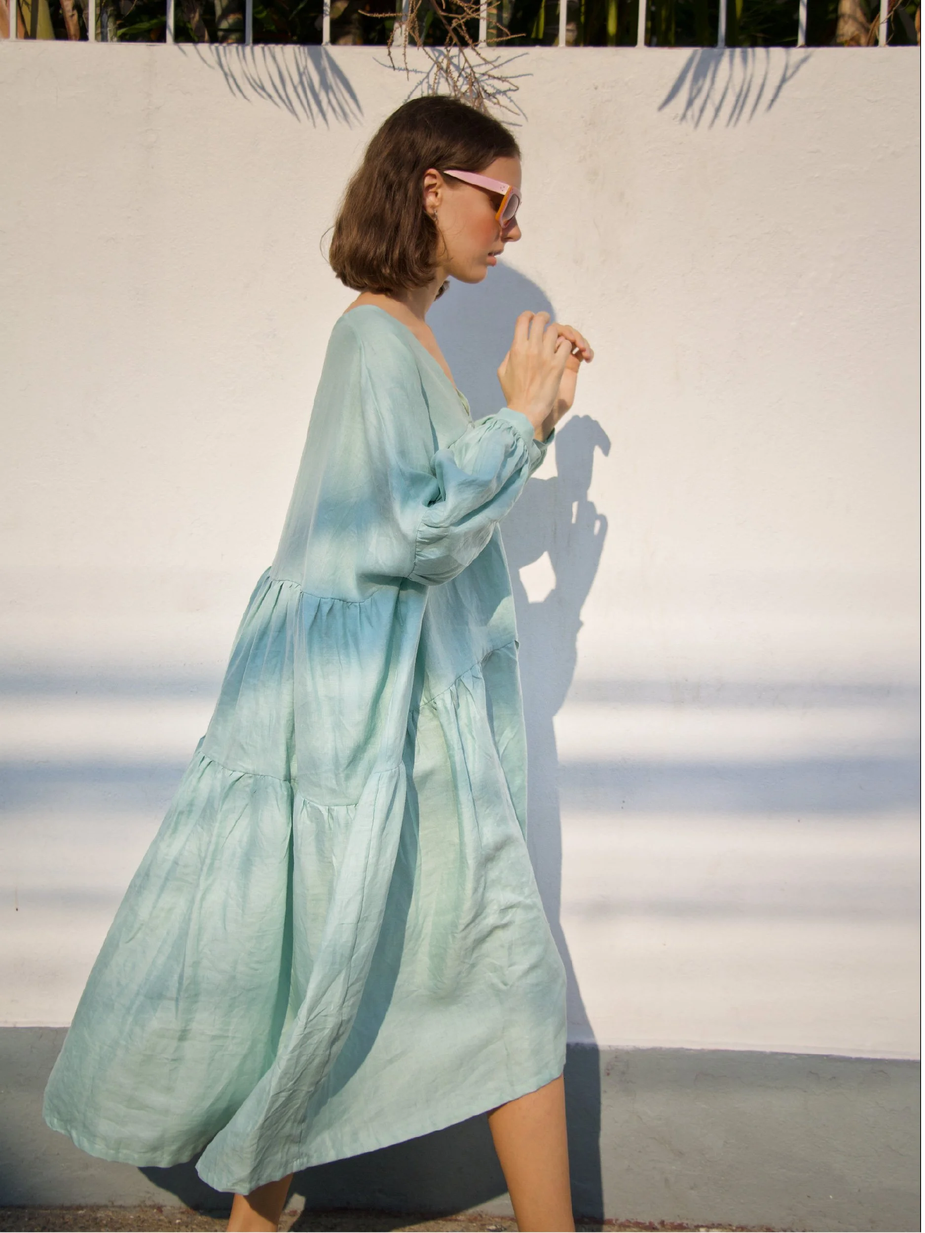 puffy dress image side view