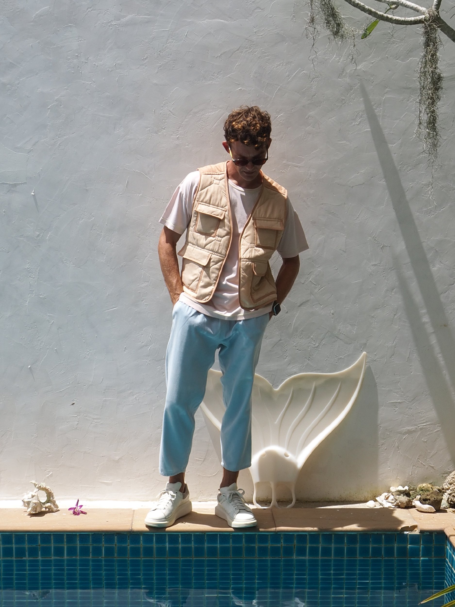 adventure vest quilted finish front view