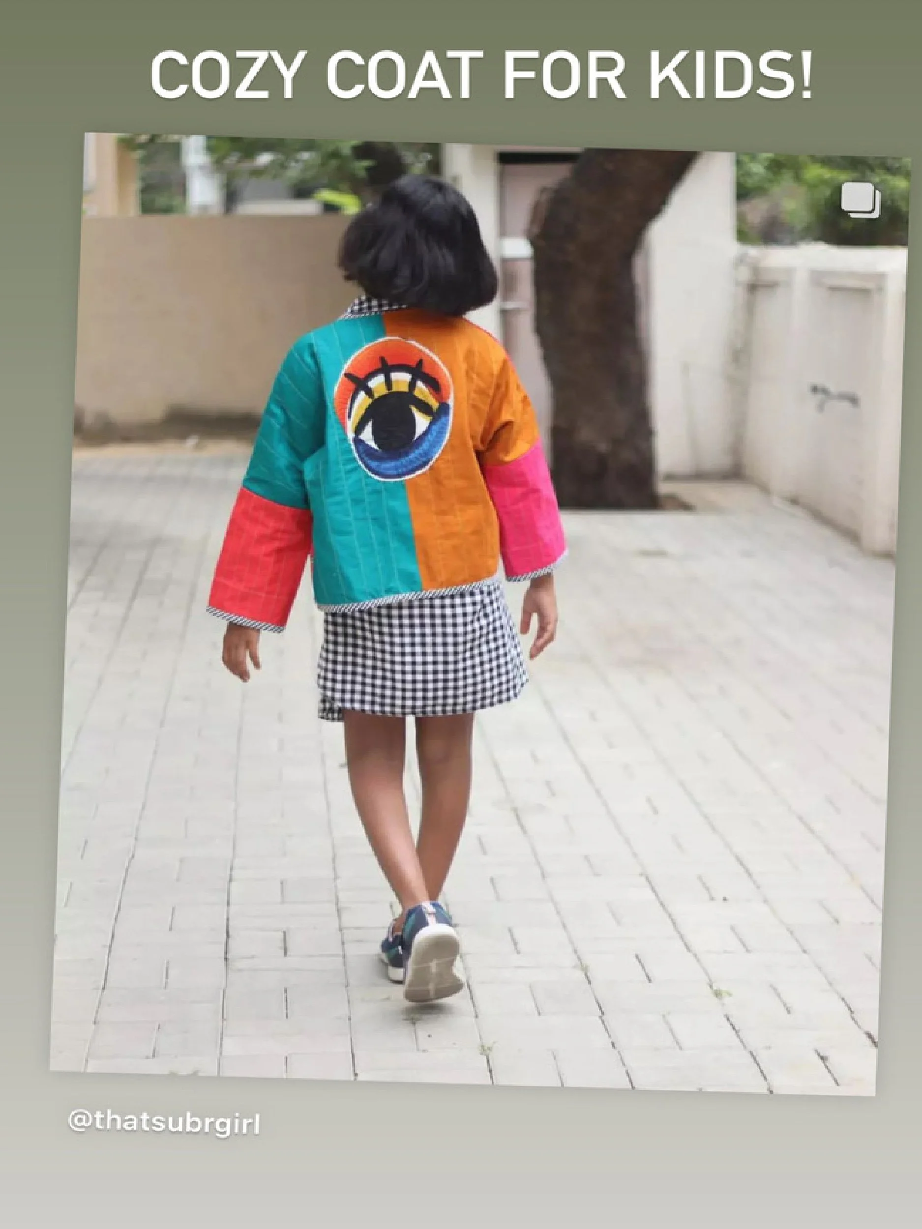 cozy coat for kids social media community image