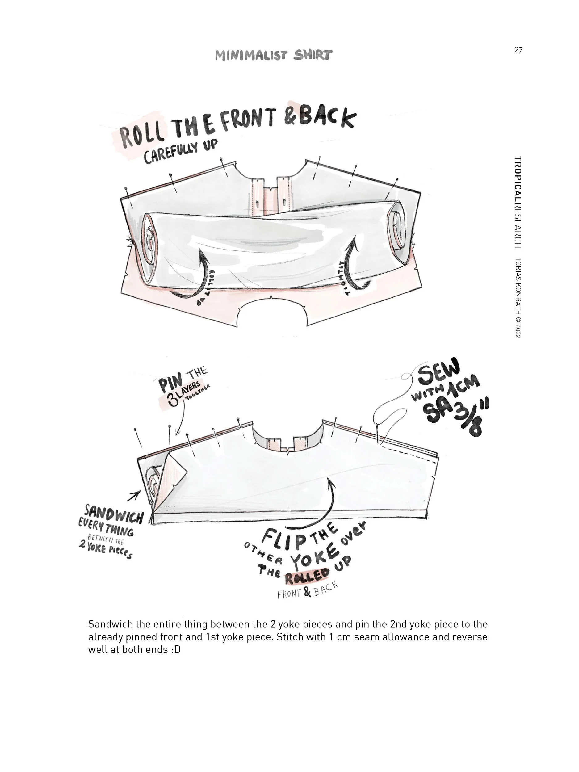 minimalist shirt tutorial  sketch