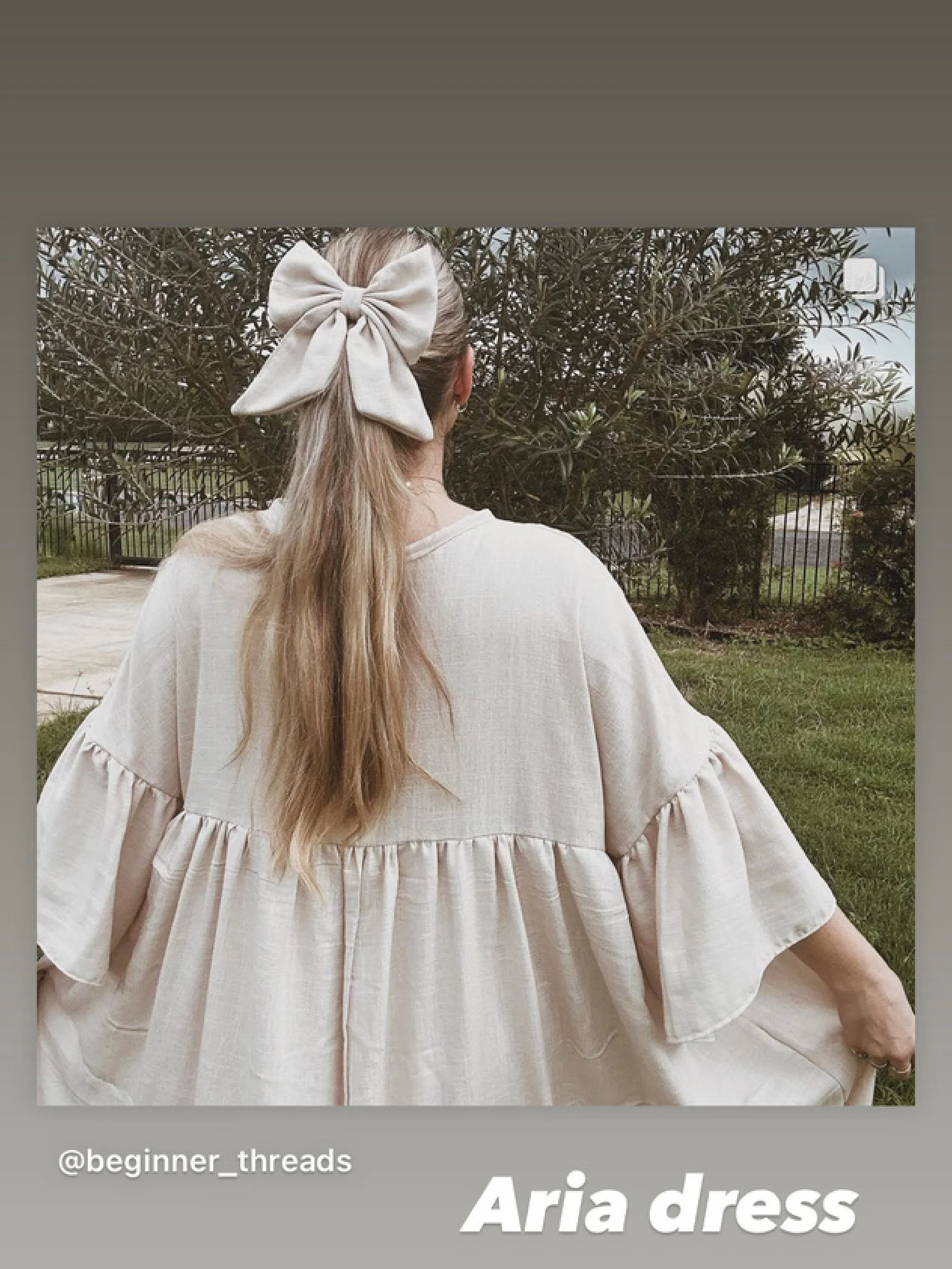 social media and community fotos aria dress