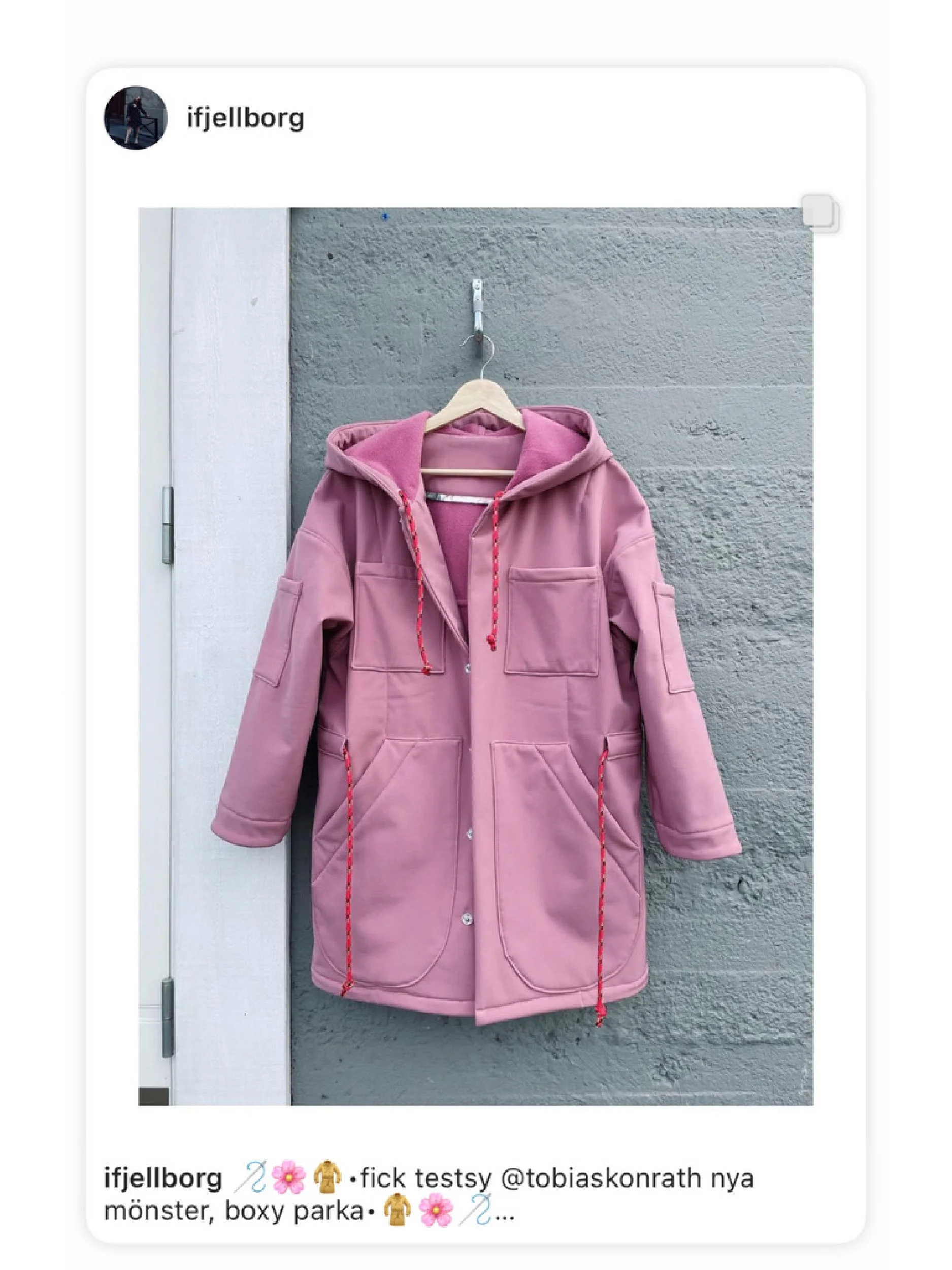 boxy parka - social media community image