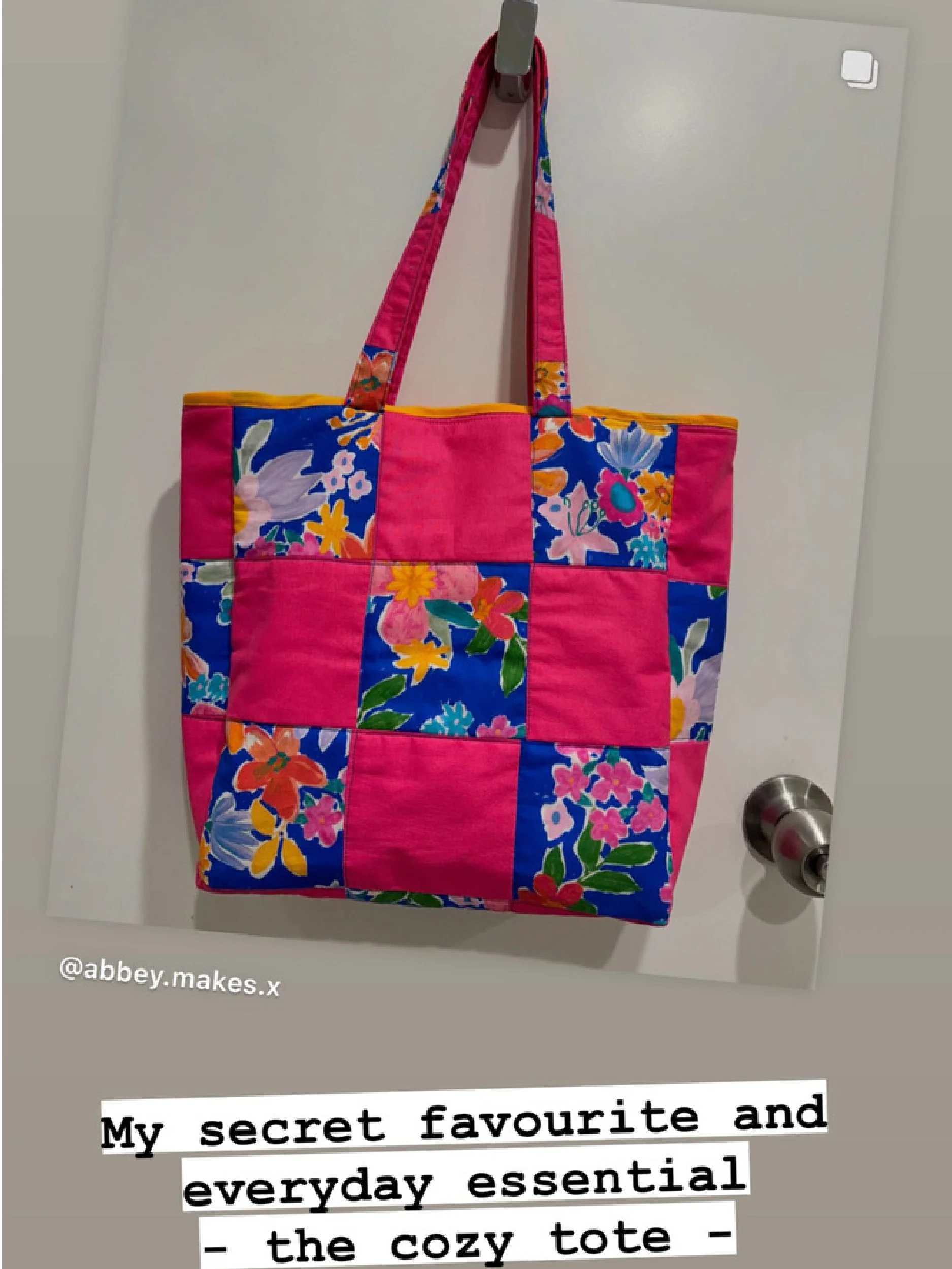 quilted cozy coat social media community image