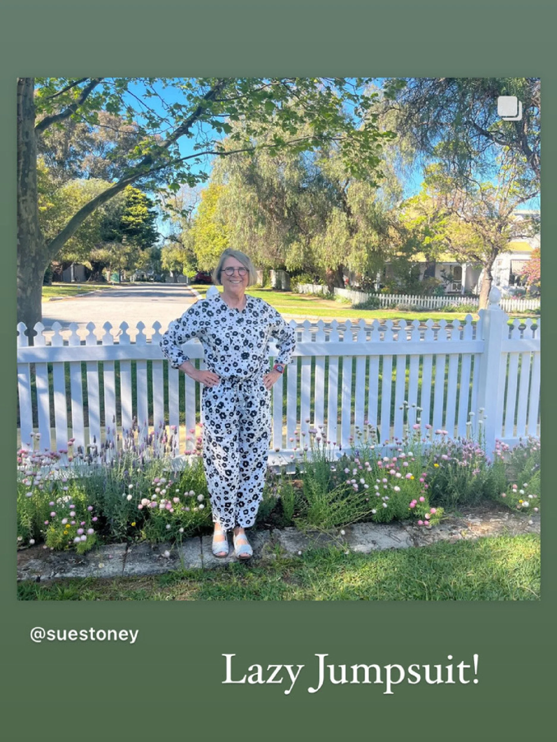 lazy jumpsuit social media community image