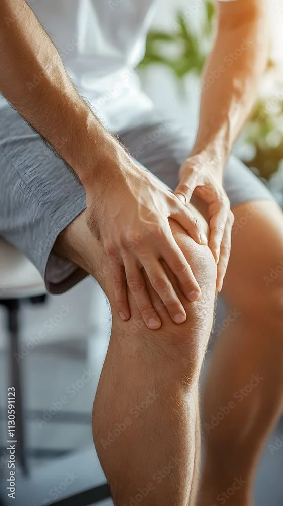 Featuring a man experiencing knee pain….jpeg
