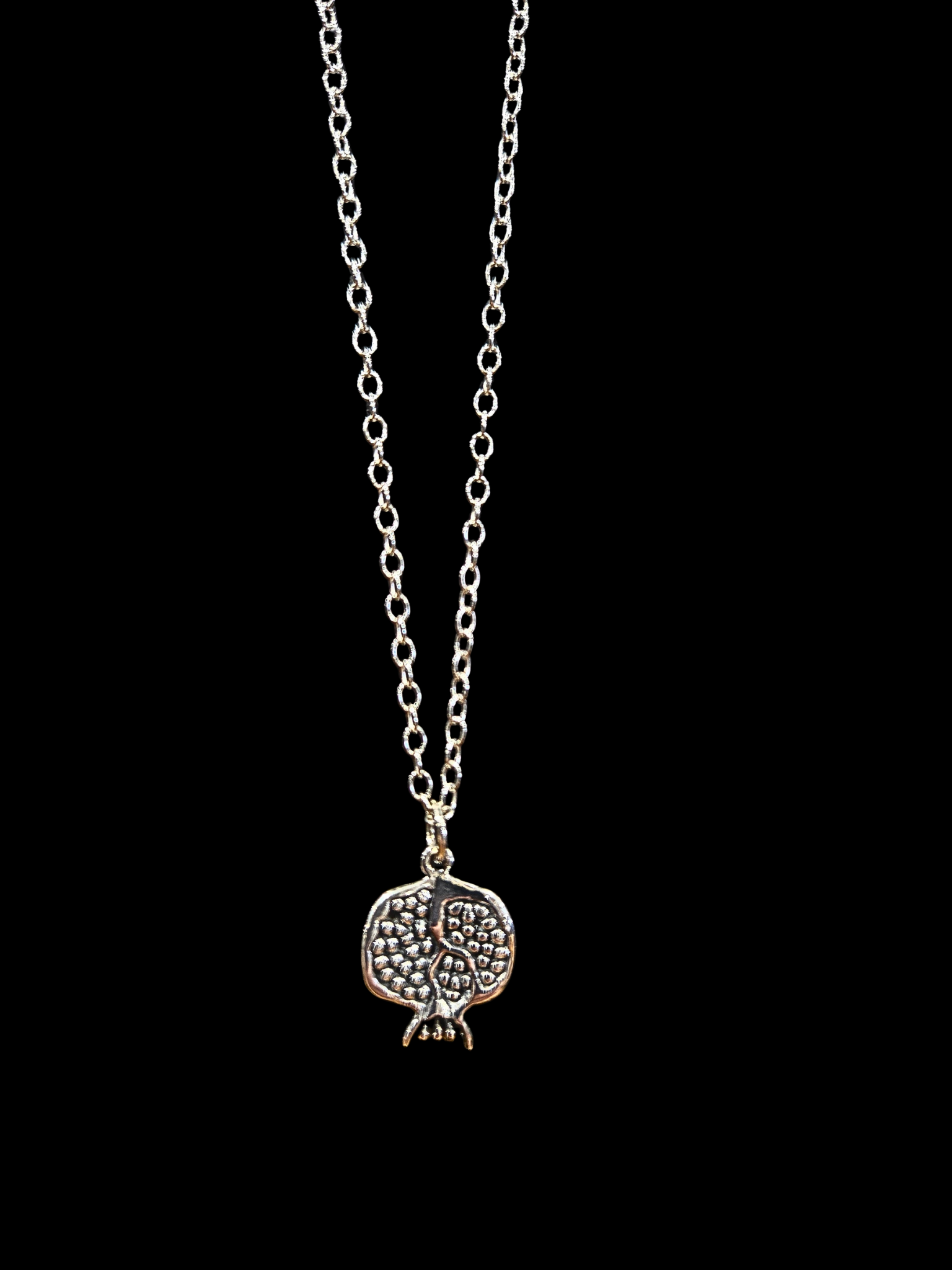 Sterling Silver Pomegranate Necklace