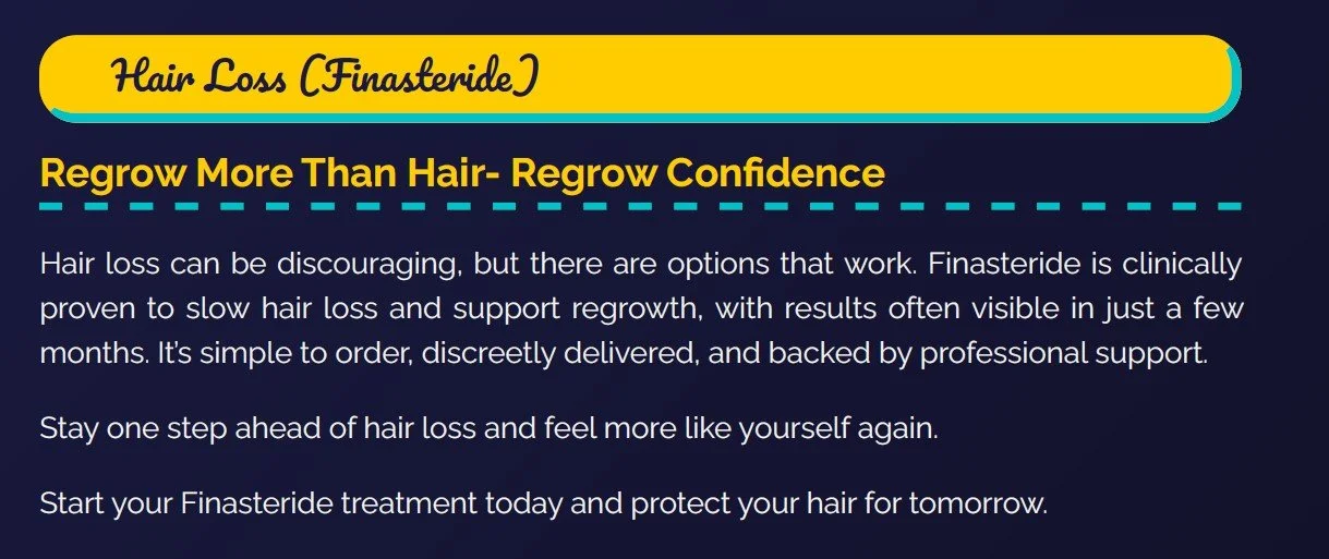 Finasteride copywriting