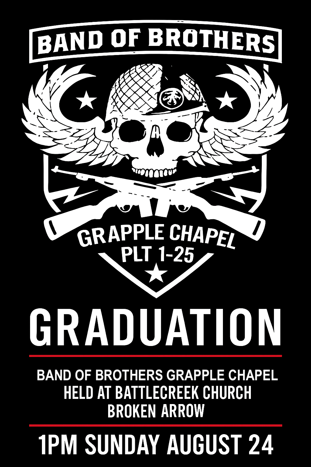 Platoon 1-25 Graduation