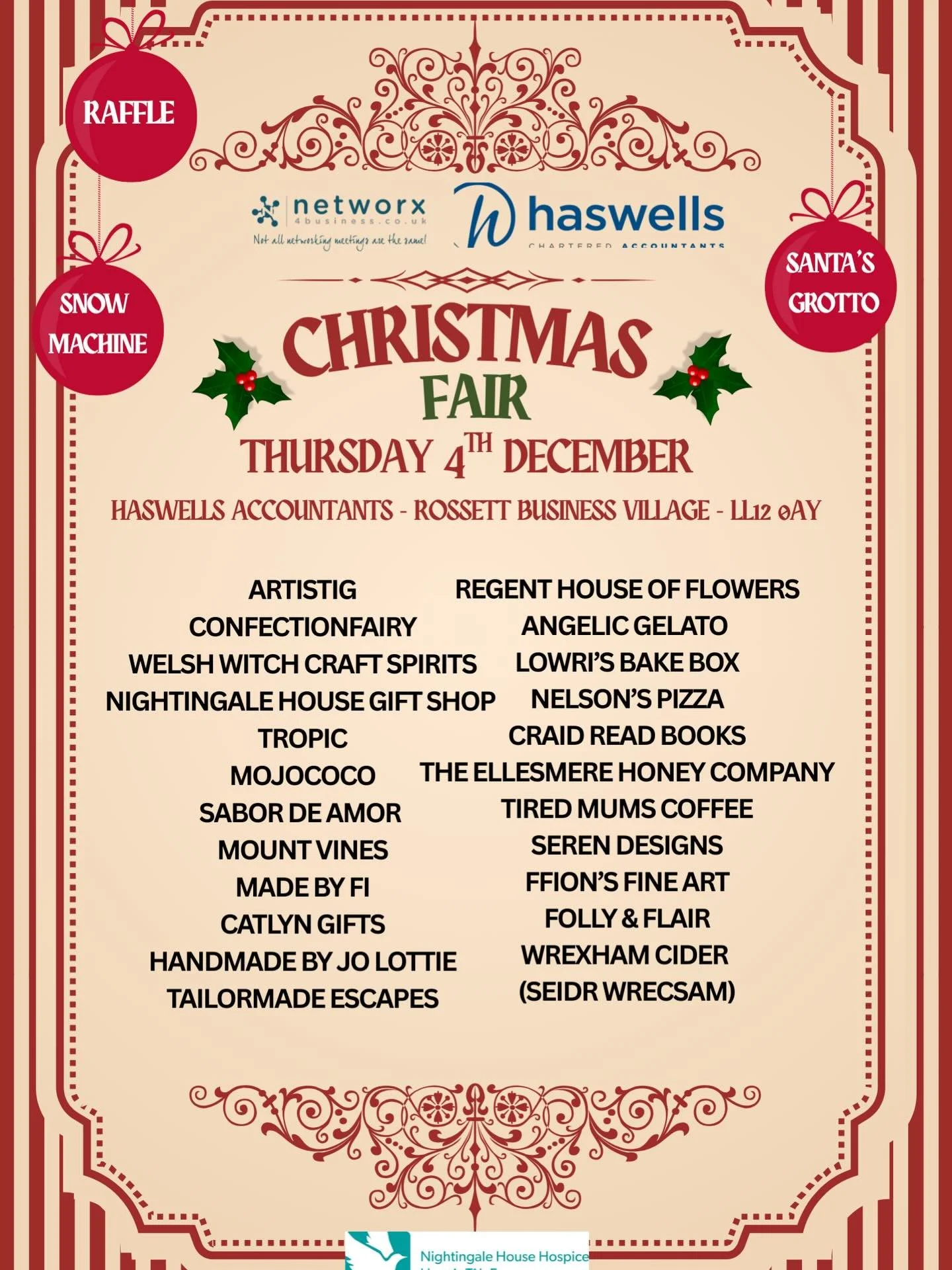 Christmas Fair at Rossett Business Village