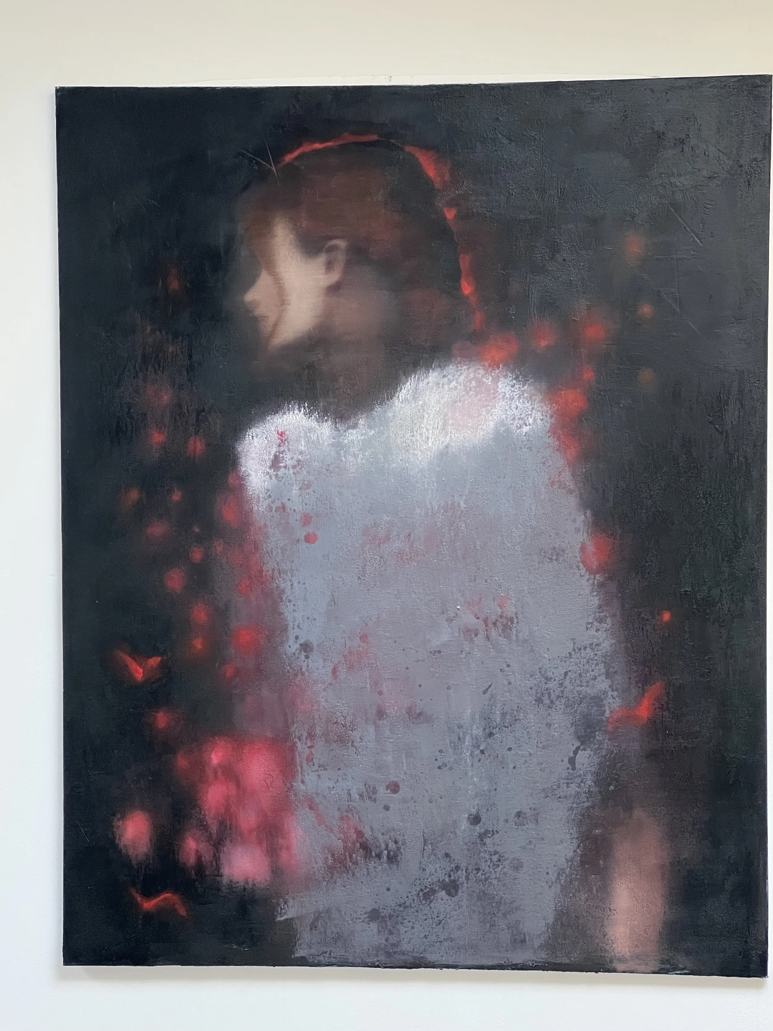 Not Lost but Looking, oil on canvas, 110x90cm, £950
