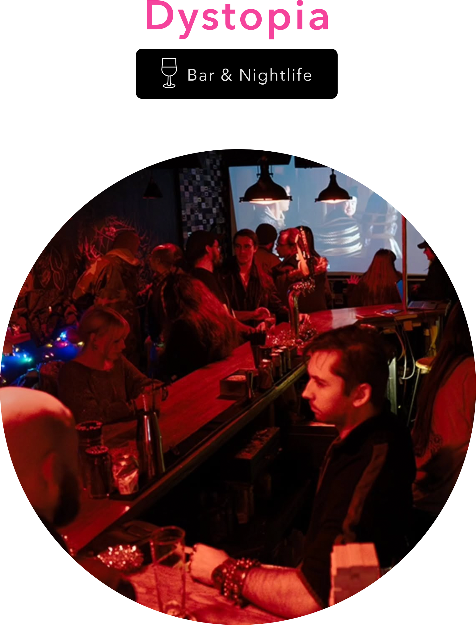 A lively night at the bar.