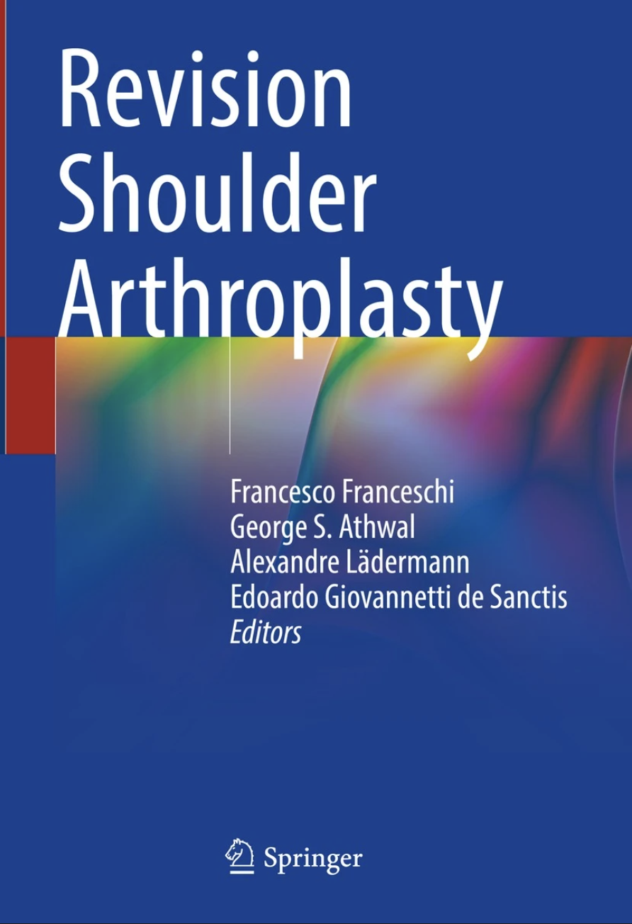 Publications | Book cover 'Revision Shoulder Arthroplasty' co editor Edoardo Giovannetti de Sanctis