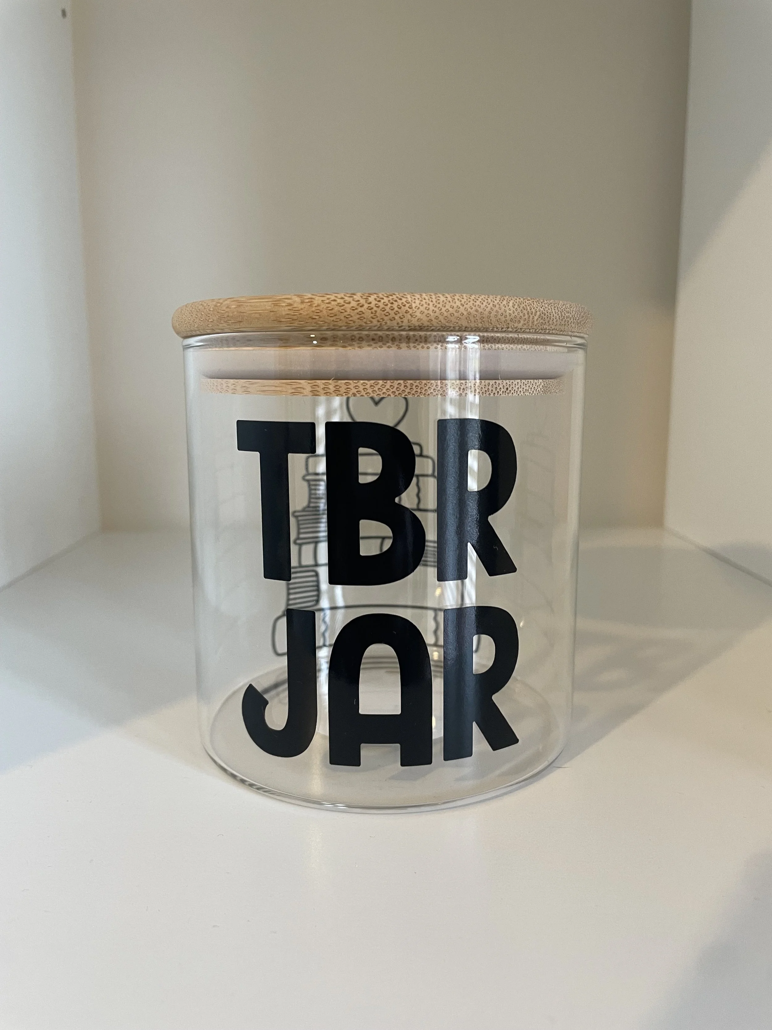 TBR jar - Bookshelf decor