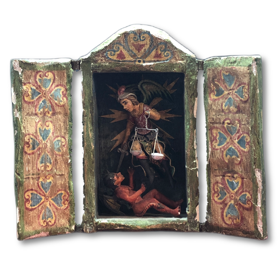 Saint Gabriel retablo