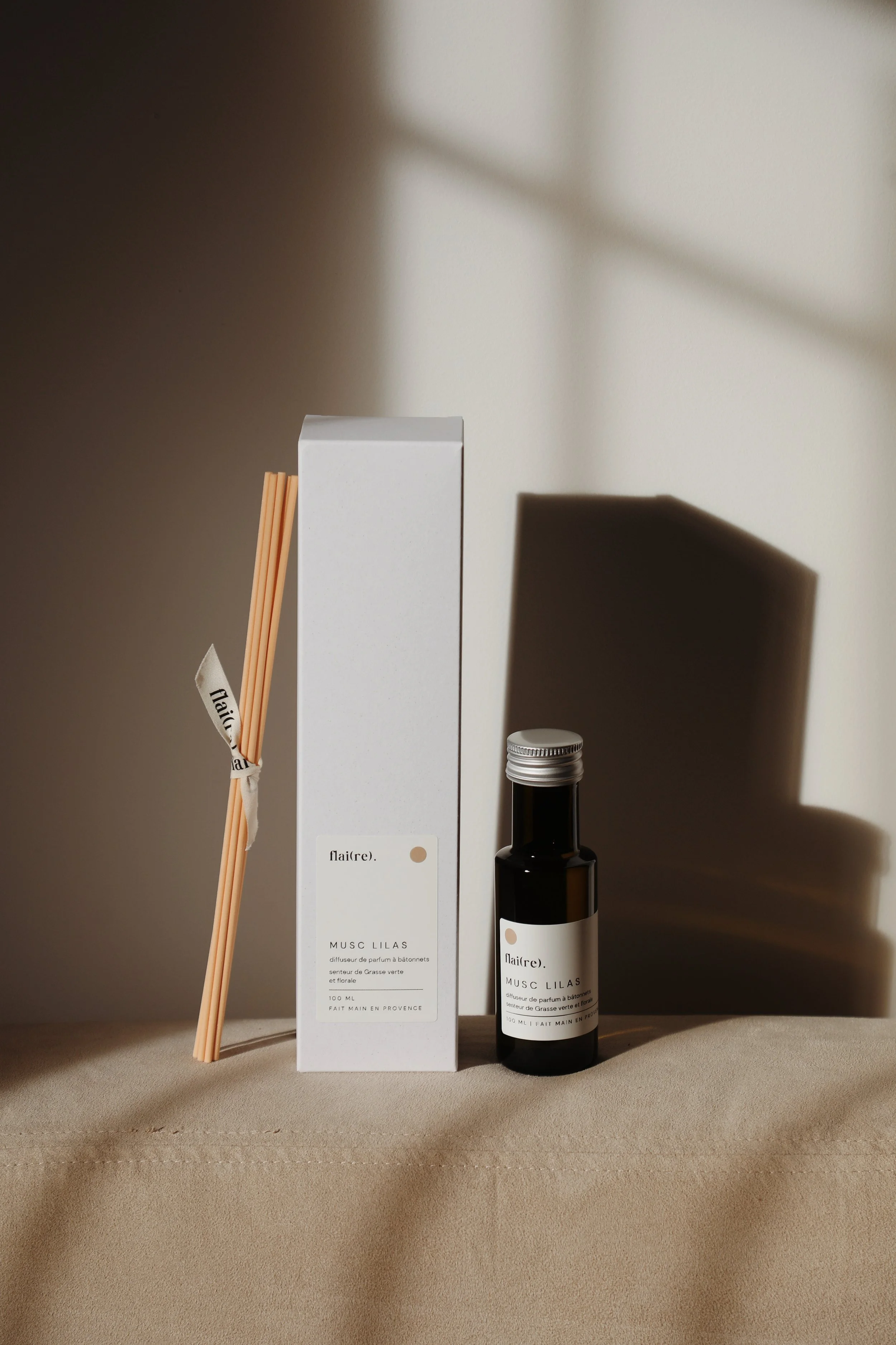 Diffuseur à bâtonnets Musc Lilas