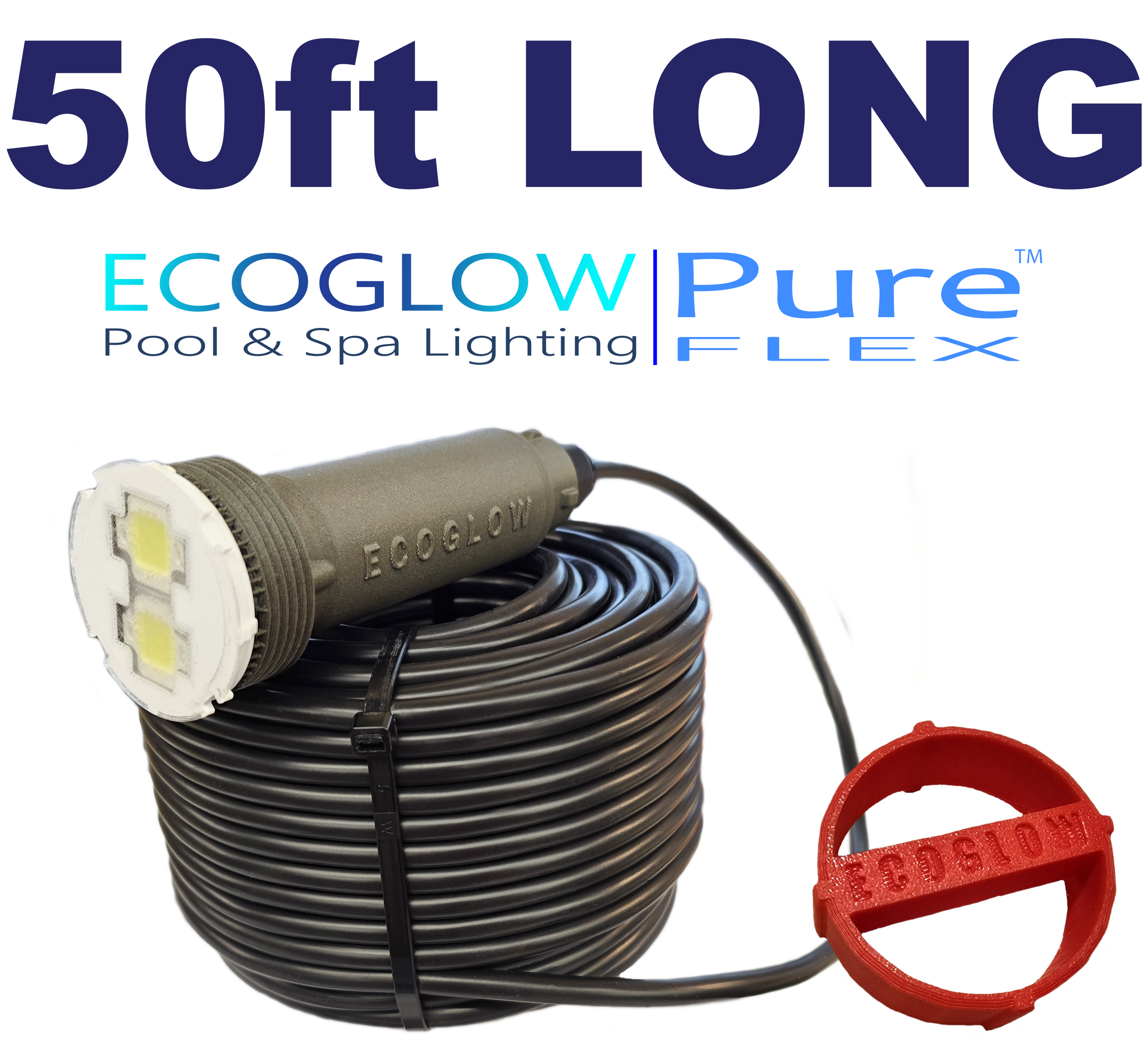 ECOGLOW premium Nicheless and 1.5" replacement alternative pool light