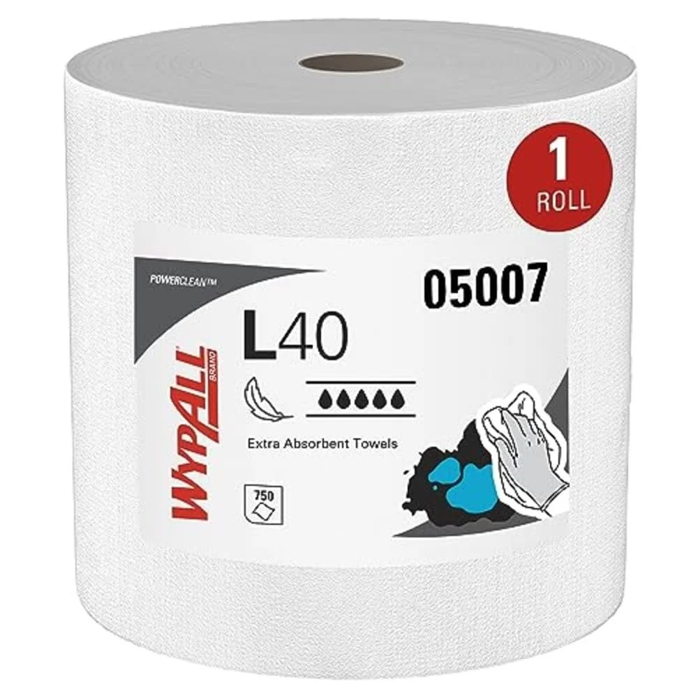 WypAll PowerClean L40 Absorbent Wipes