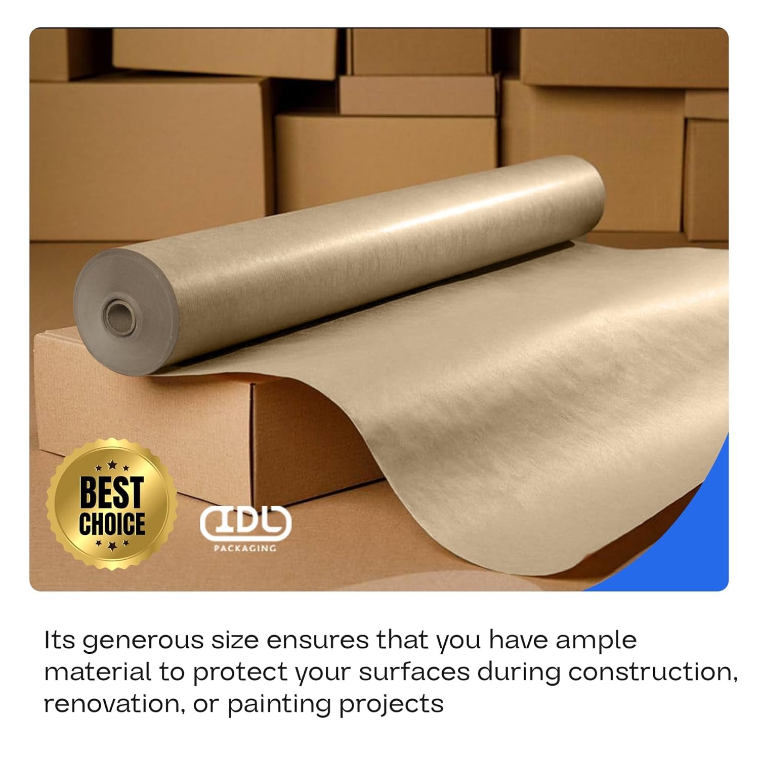 IDL Packaging Brown Rosin Masking Paper 36