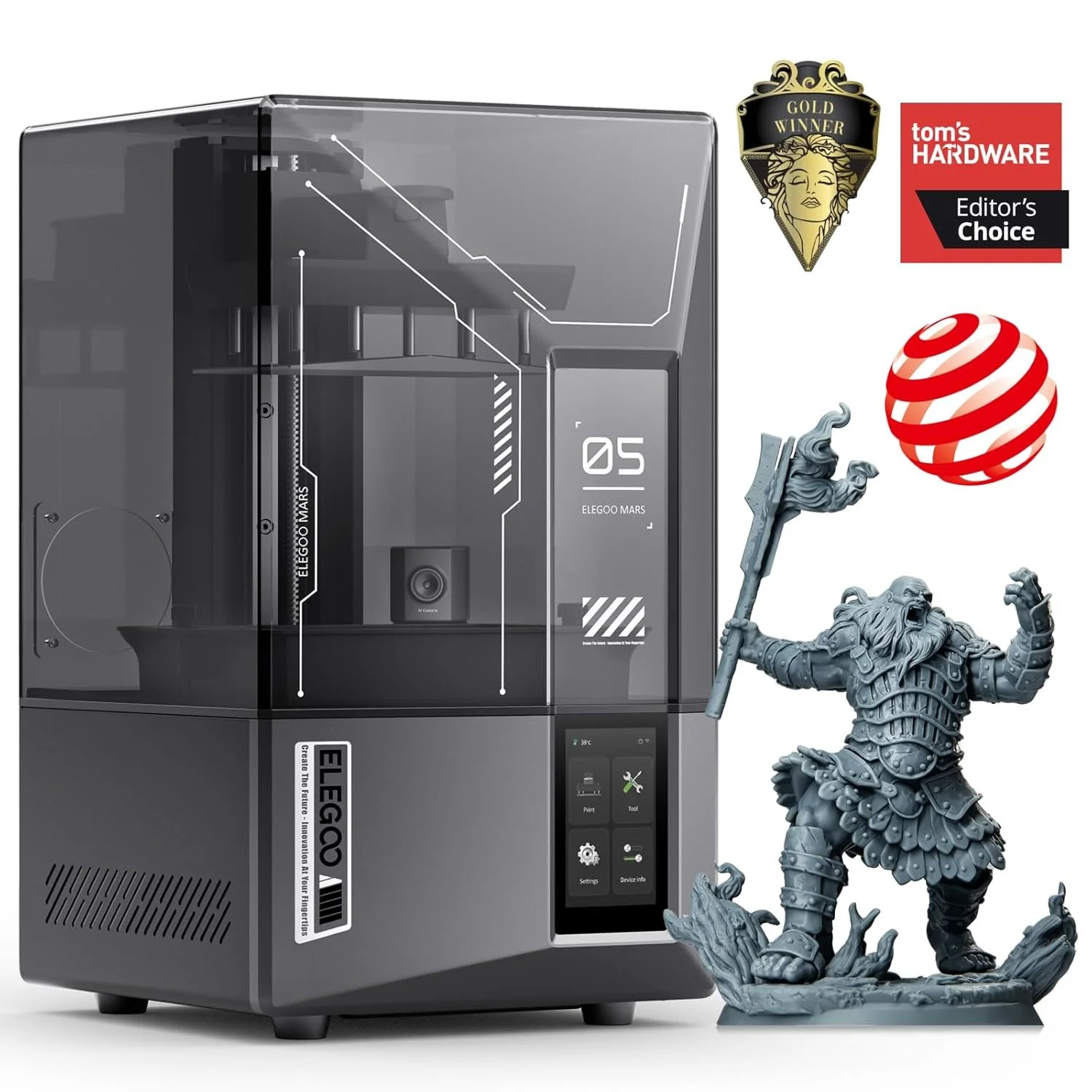 Mars 5 Ultra Resin 3D Printer w/7