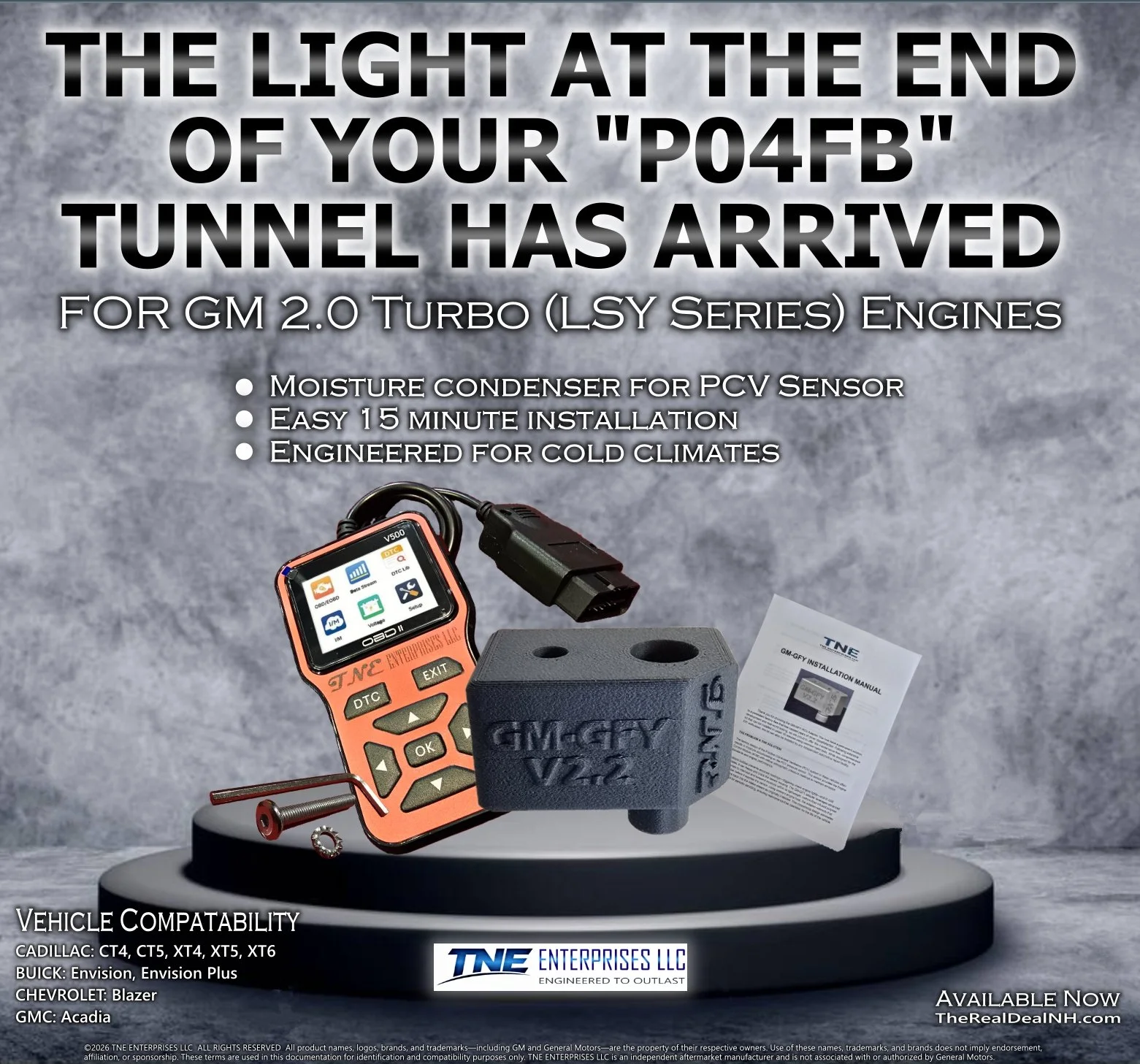 GM-GFY PCV Complete Adapter Kit: Address 