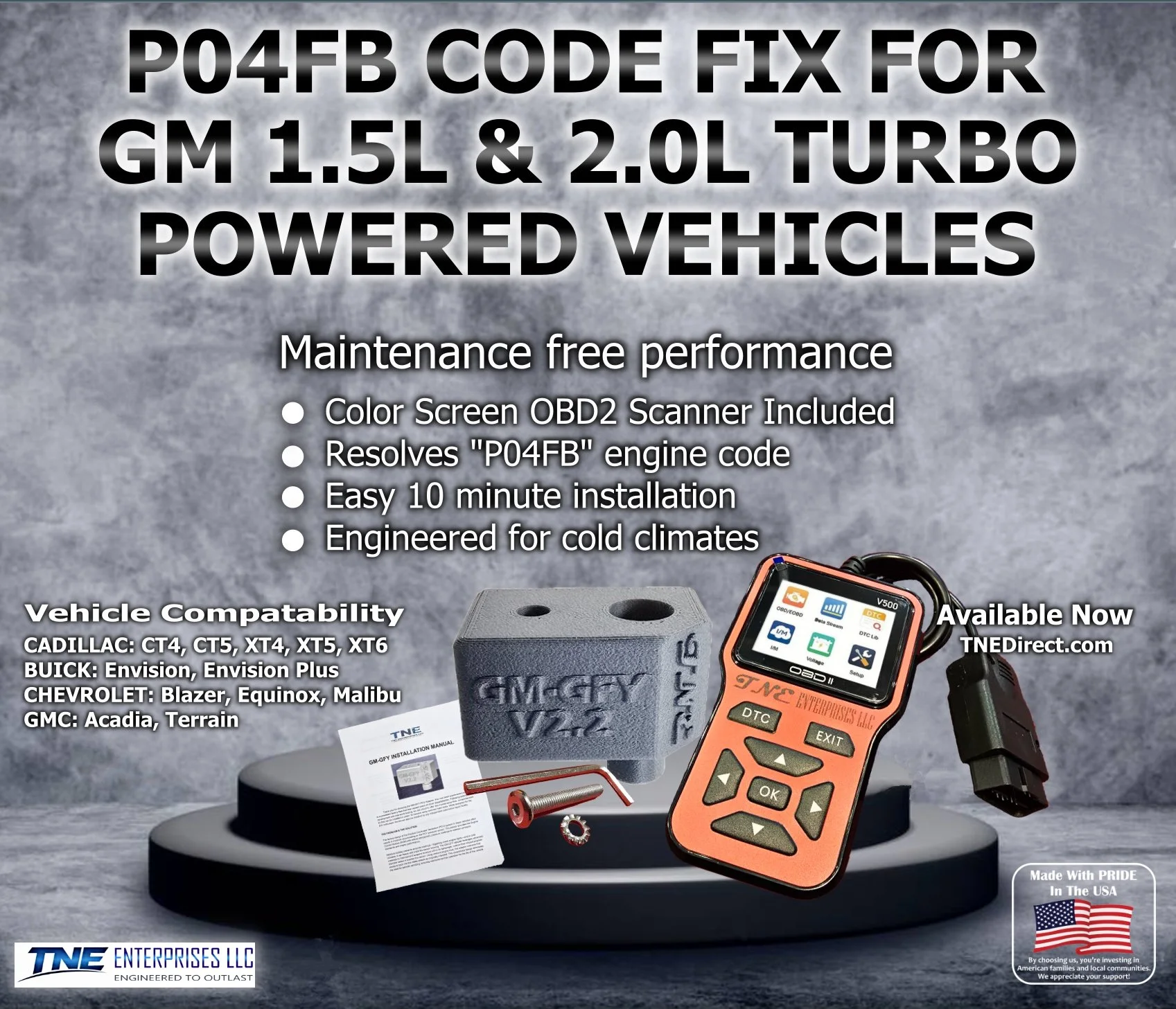 GM-GFY PCV Complete Adapter Kit: Address 