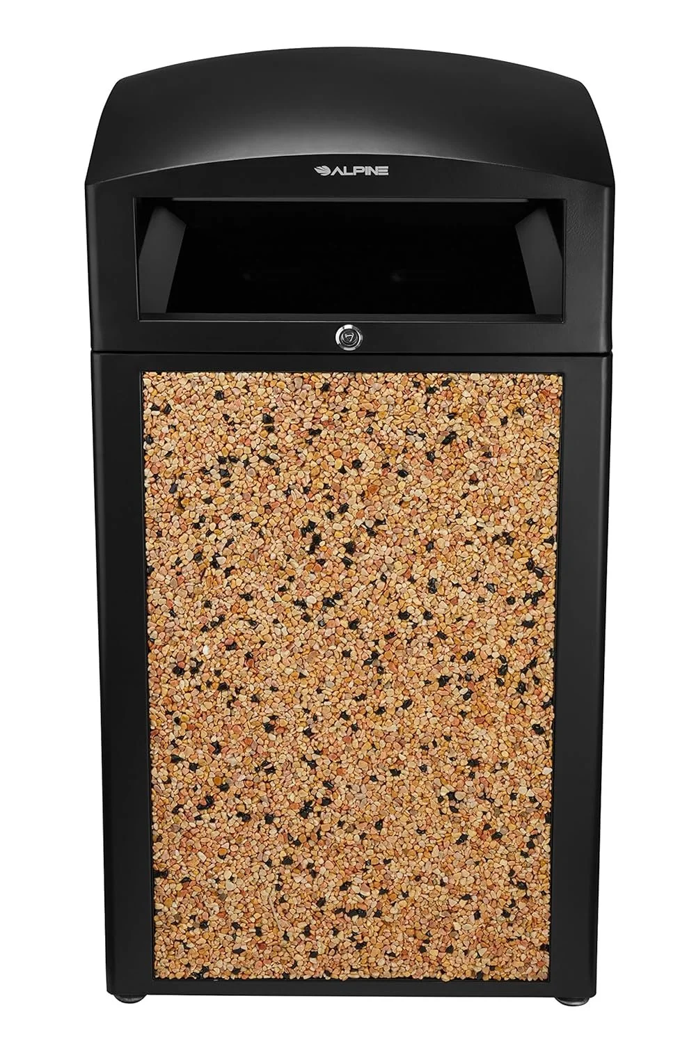 Alpine Indoor & Outdoor Commercial Trash Can w/Lid