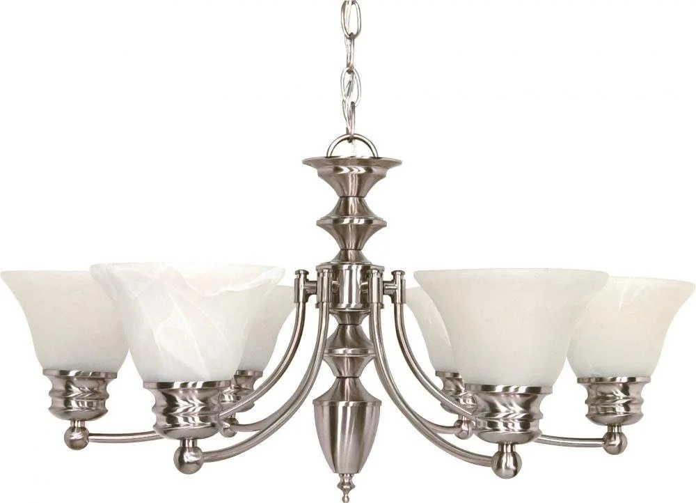 Nuvo Lighting Six Light Chandelier / Empire Collection