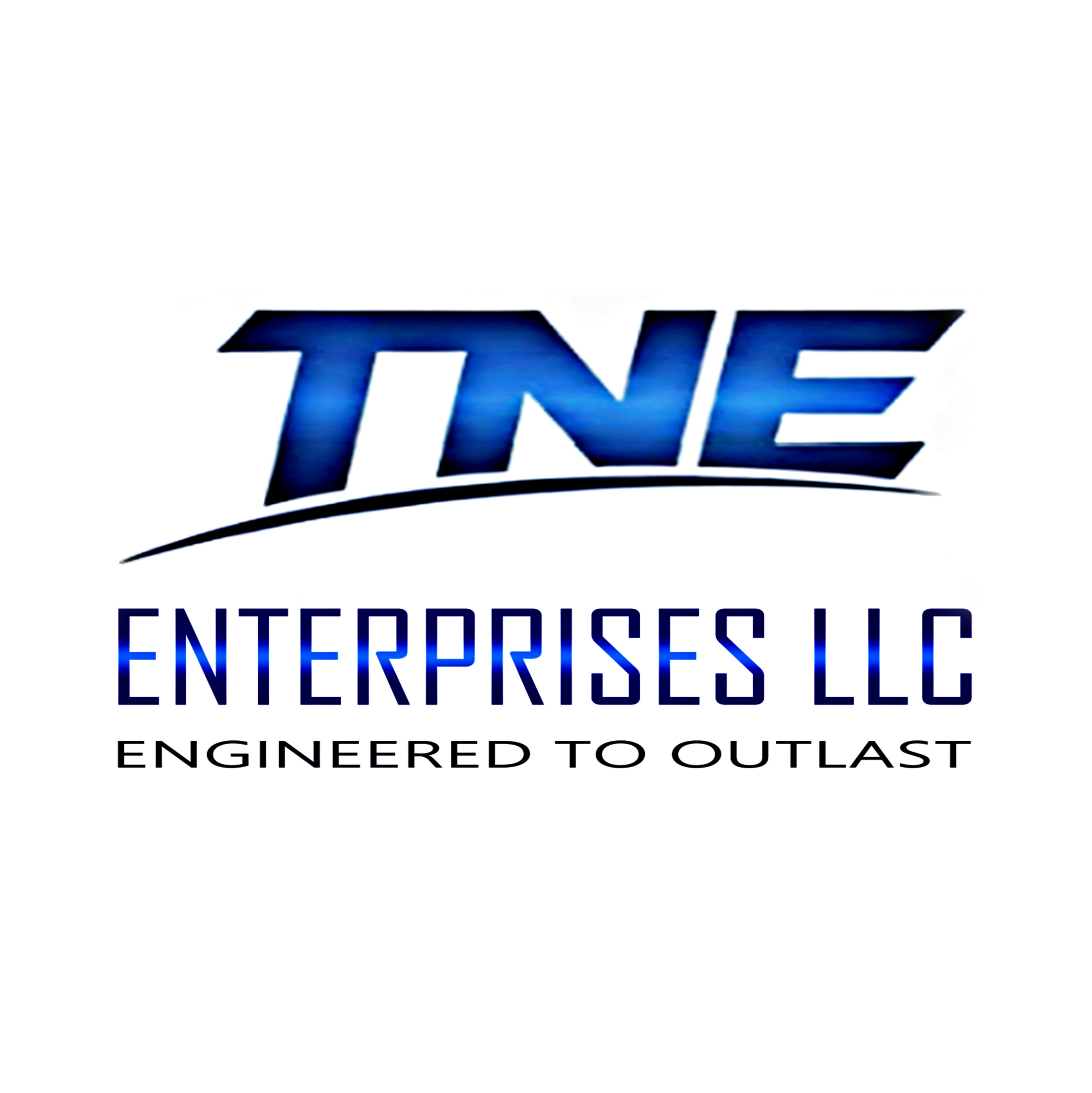 Logo of TNE LLC with the tagline 'Engineered to Outlast' shown in blue and black text.