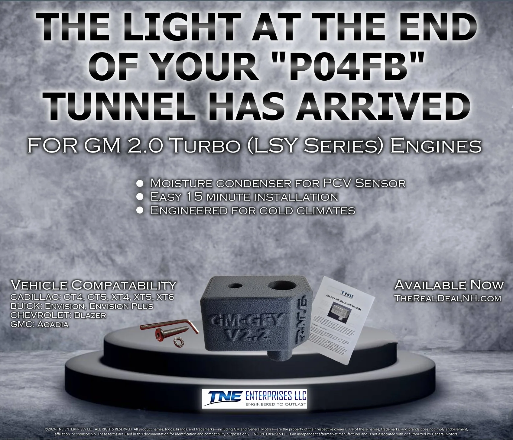 GM-GFY PCV [ADAPTER ONLY] Address 