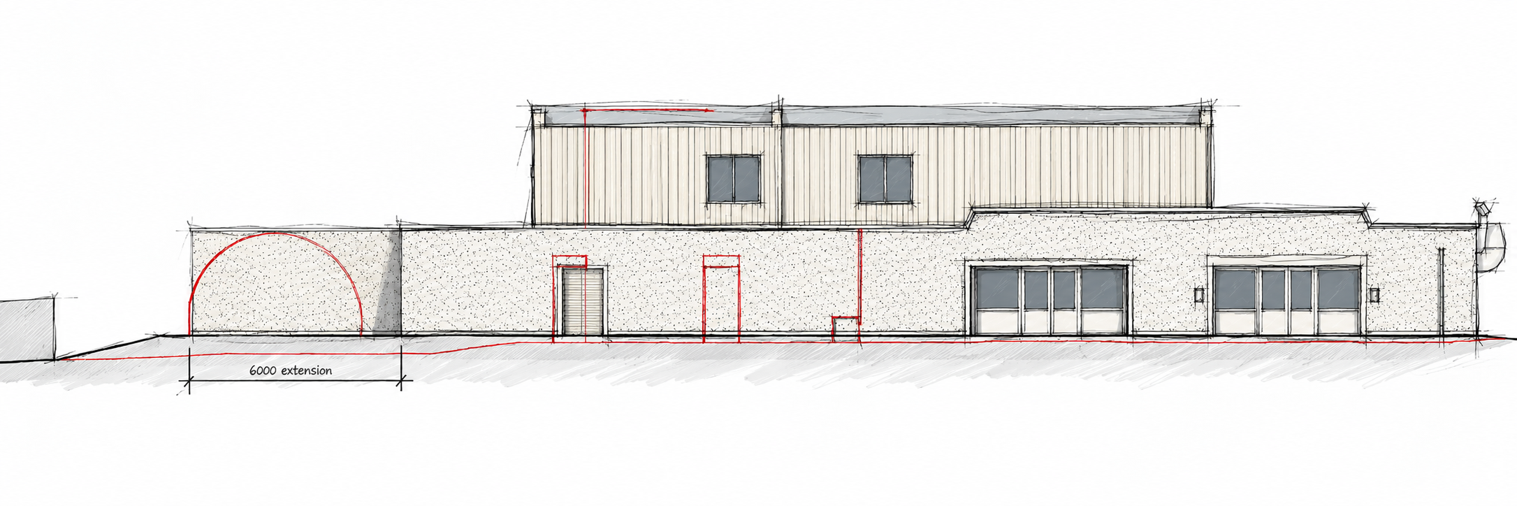 3. Proposed elevation 