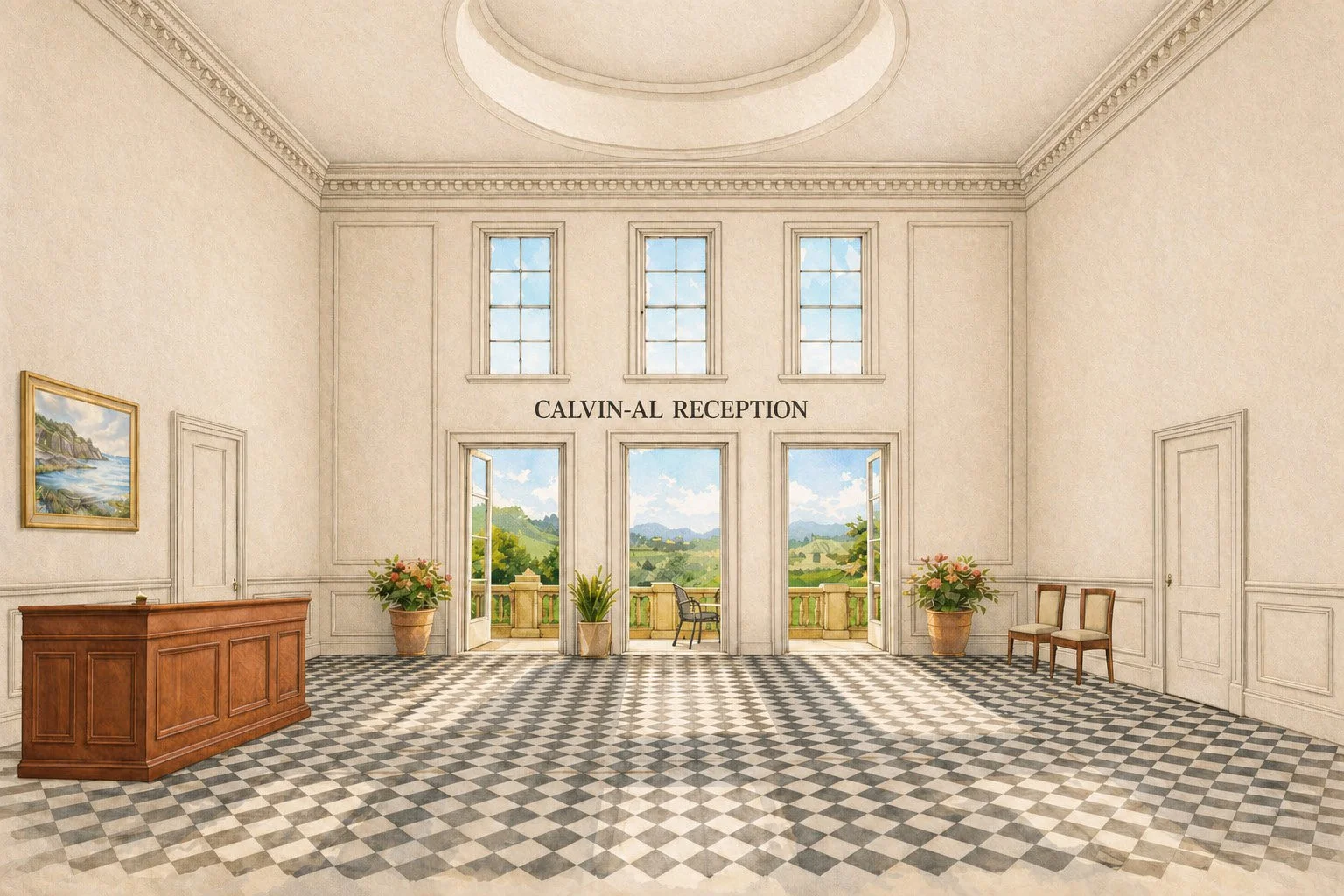 3. Visitor centre internal lobby