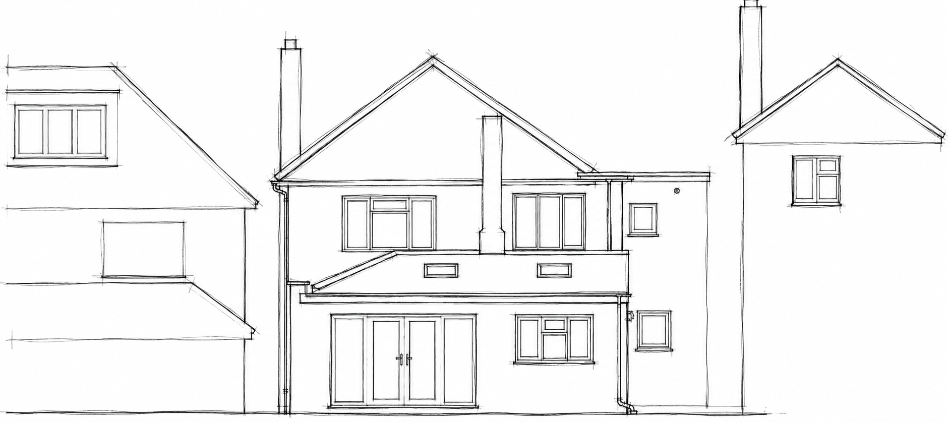 1. Existing Garden Elevation 