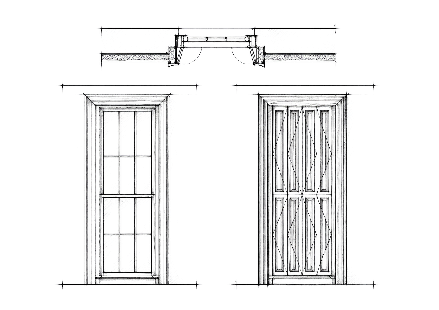 2. Internal window joinery details 