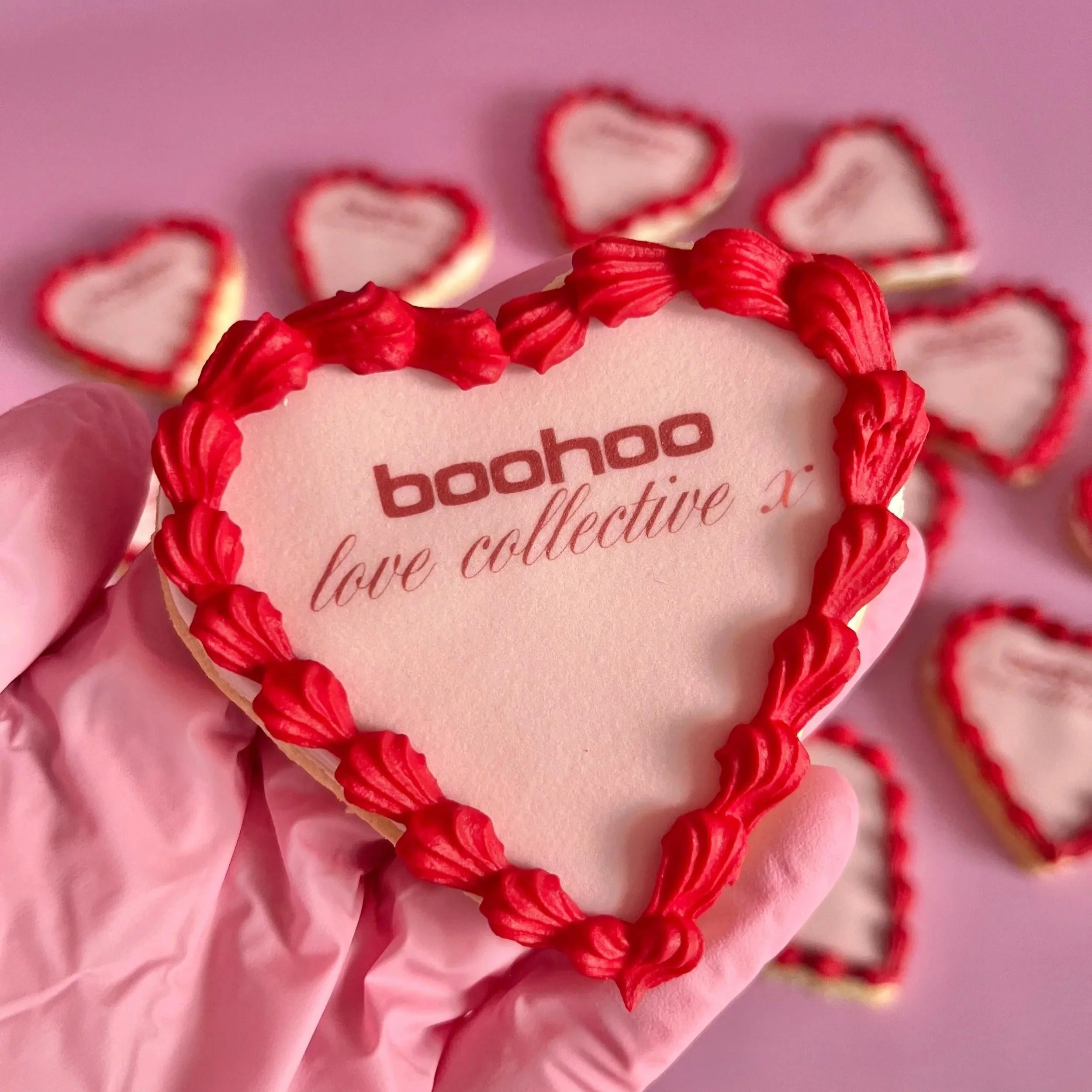 Heart-shaped cookie