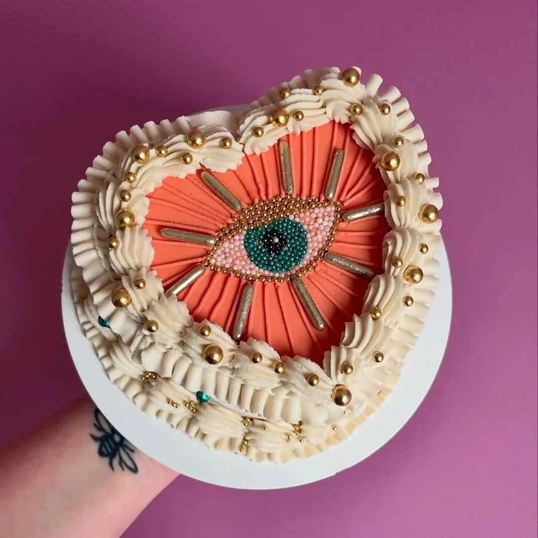Evil eye cake
