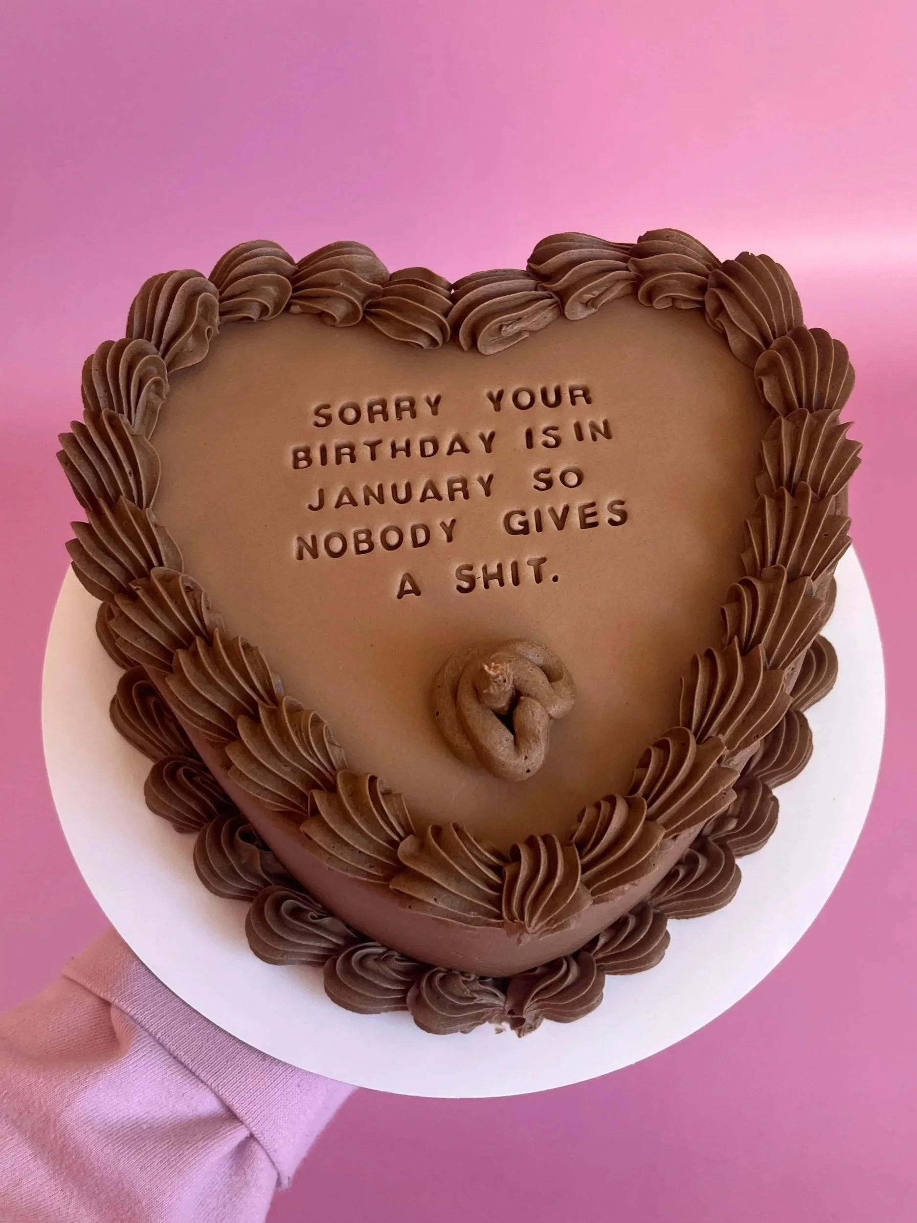 January birthday cake