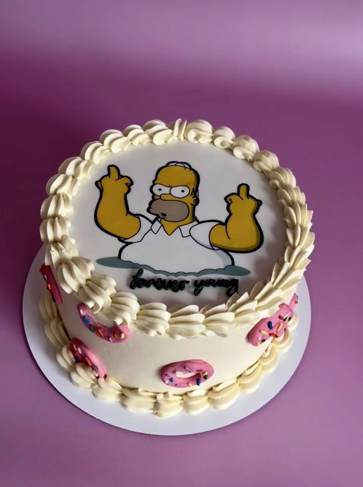 Homer Simpson Cake