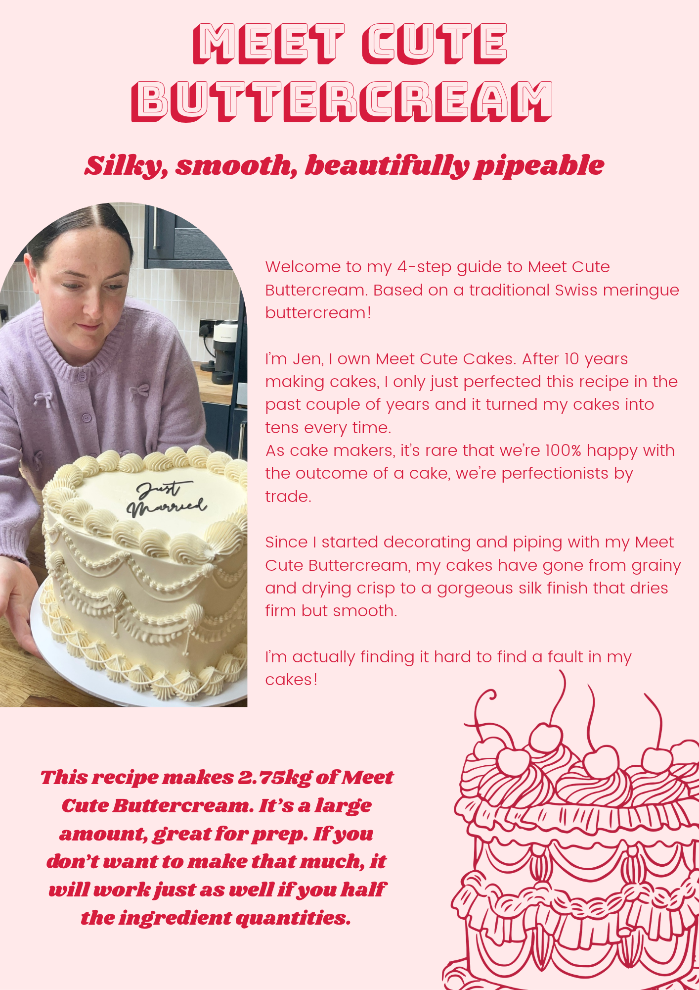Meet Cute Buttercream: A 4-Step guide