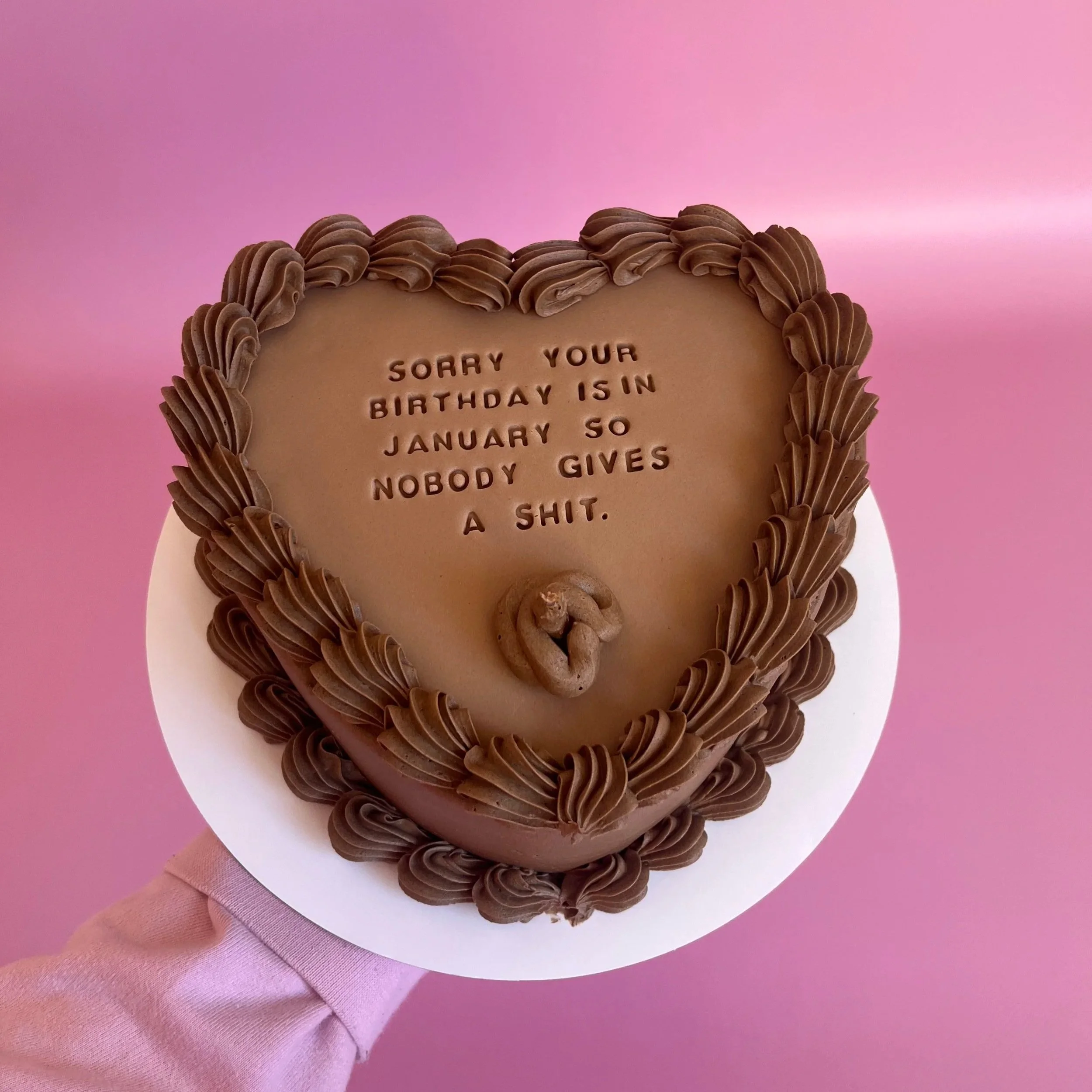 January birthday cake