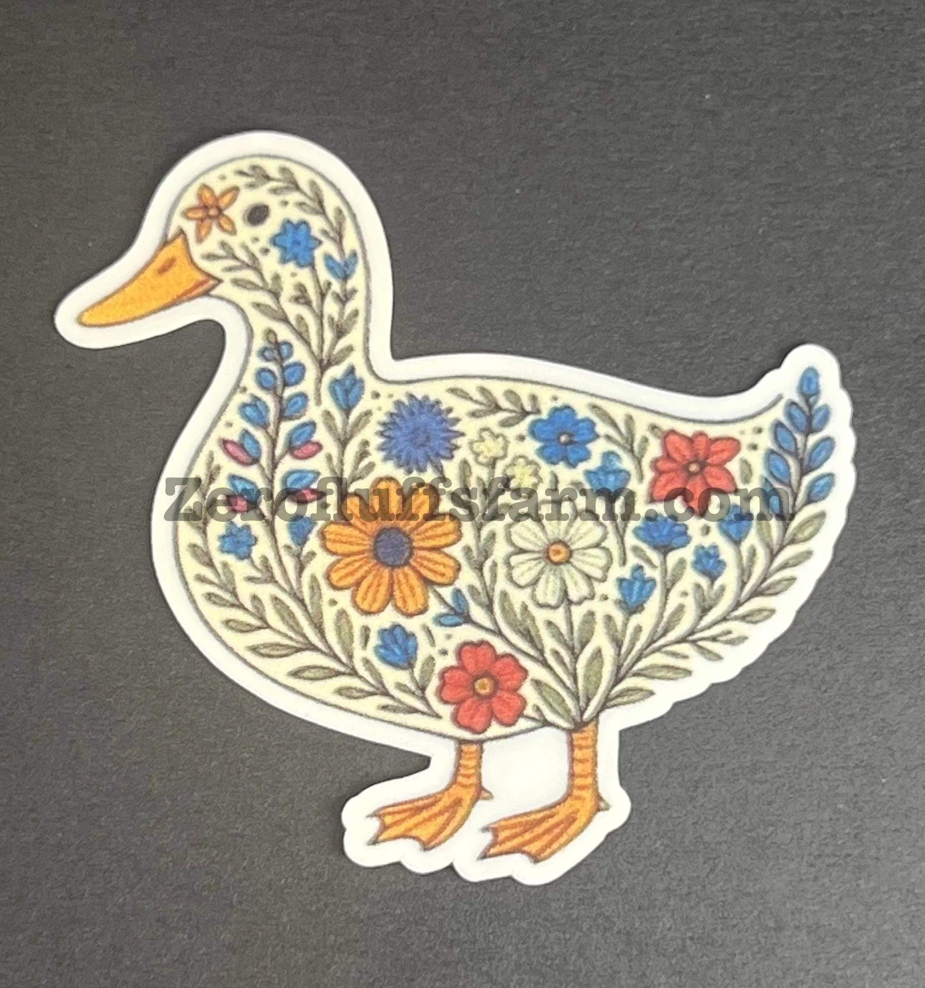 Flower Pattern Duck