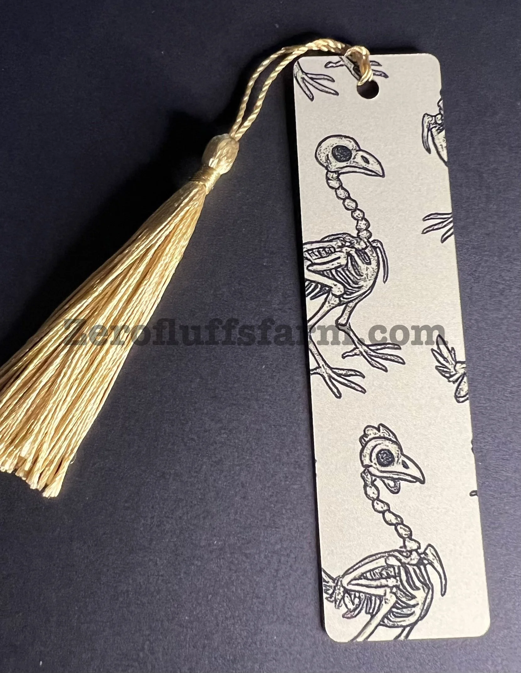 Skeleton Chicken Bookmark